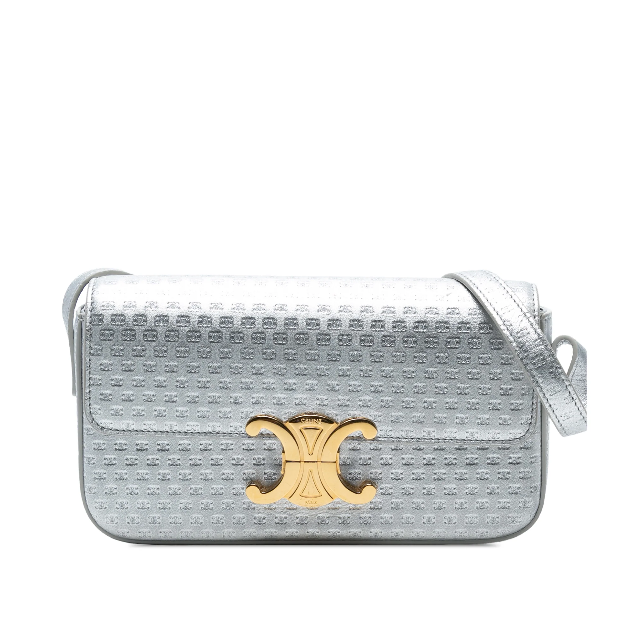 Triomphe East-West Shoulder Bag Smooth Calfskin