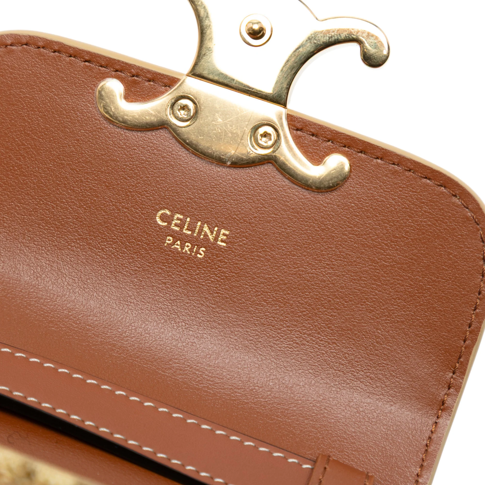 Triomphe Shoulder Bag Triomphe Coated Canvas Medium - Image 5