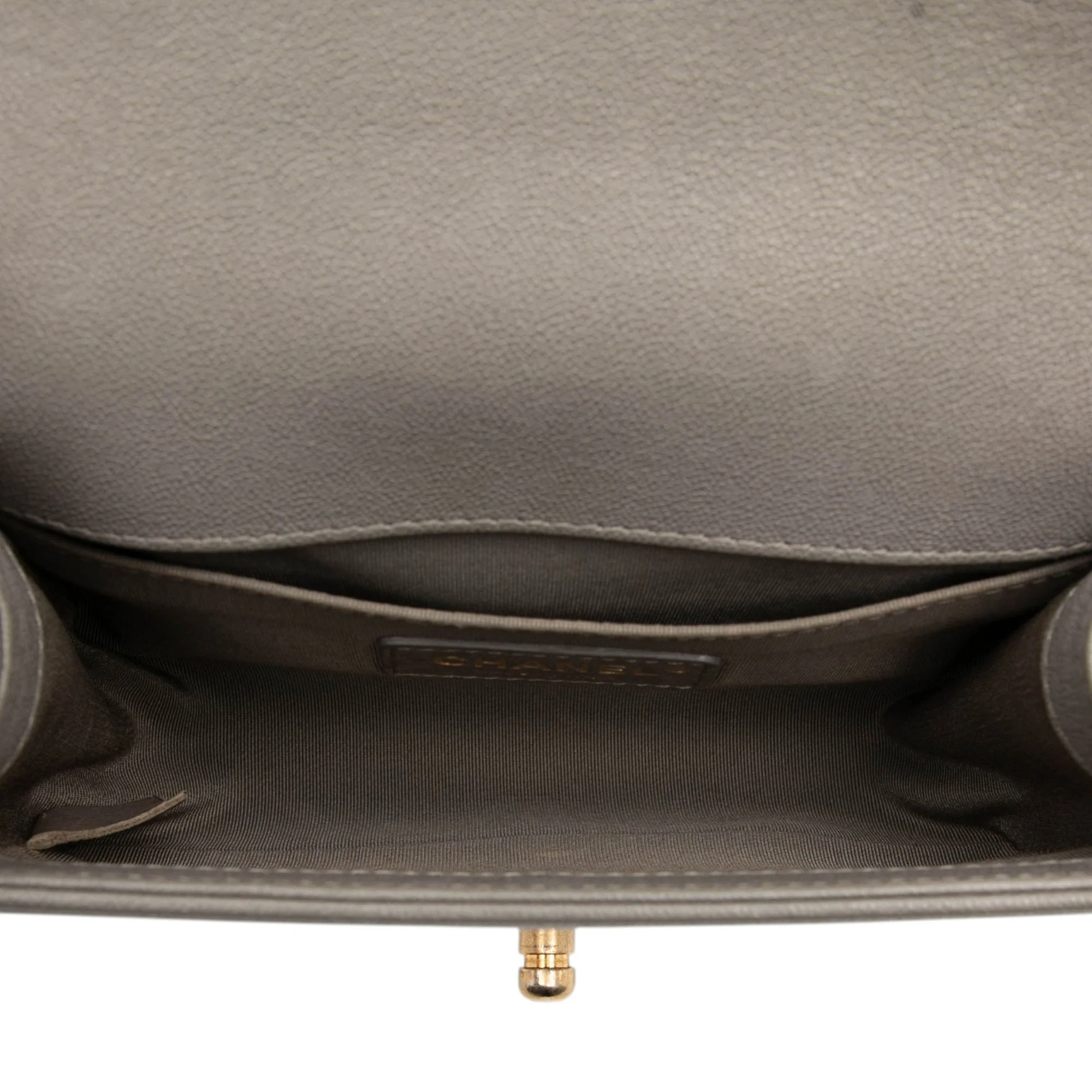 Boy Flap Bag Quilted Caviar Small - Image 4