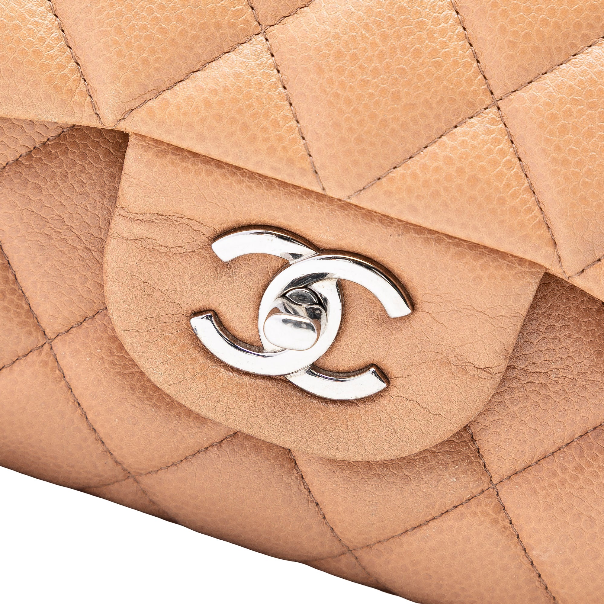 Classic Double Flap Bag Quilted Caviar Jumbo - Image 6