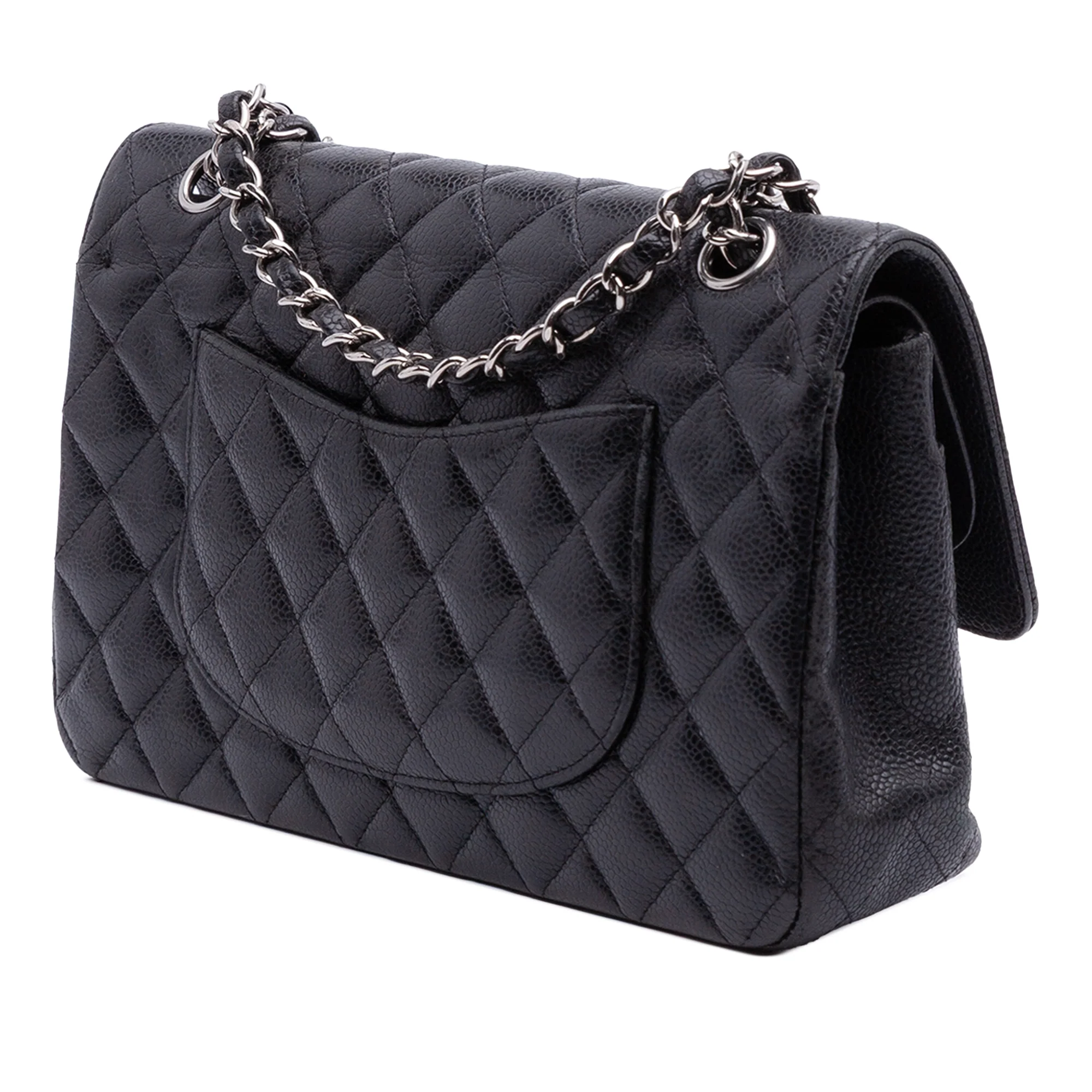 Classic Double Flap Bag Quilted Caviar Medium - Image 2