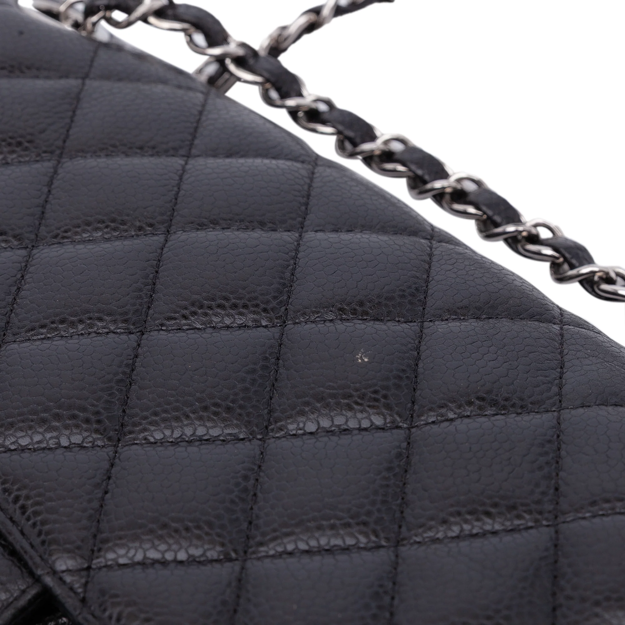 Classic Double Flap Bag Quilted Caviar Medium - Image 8
