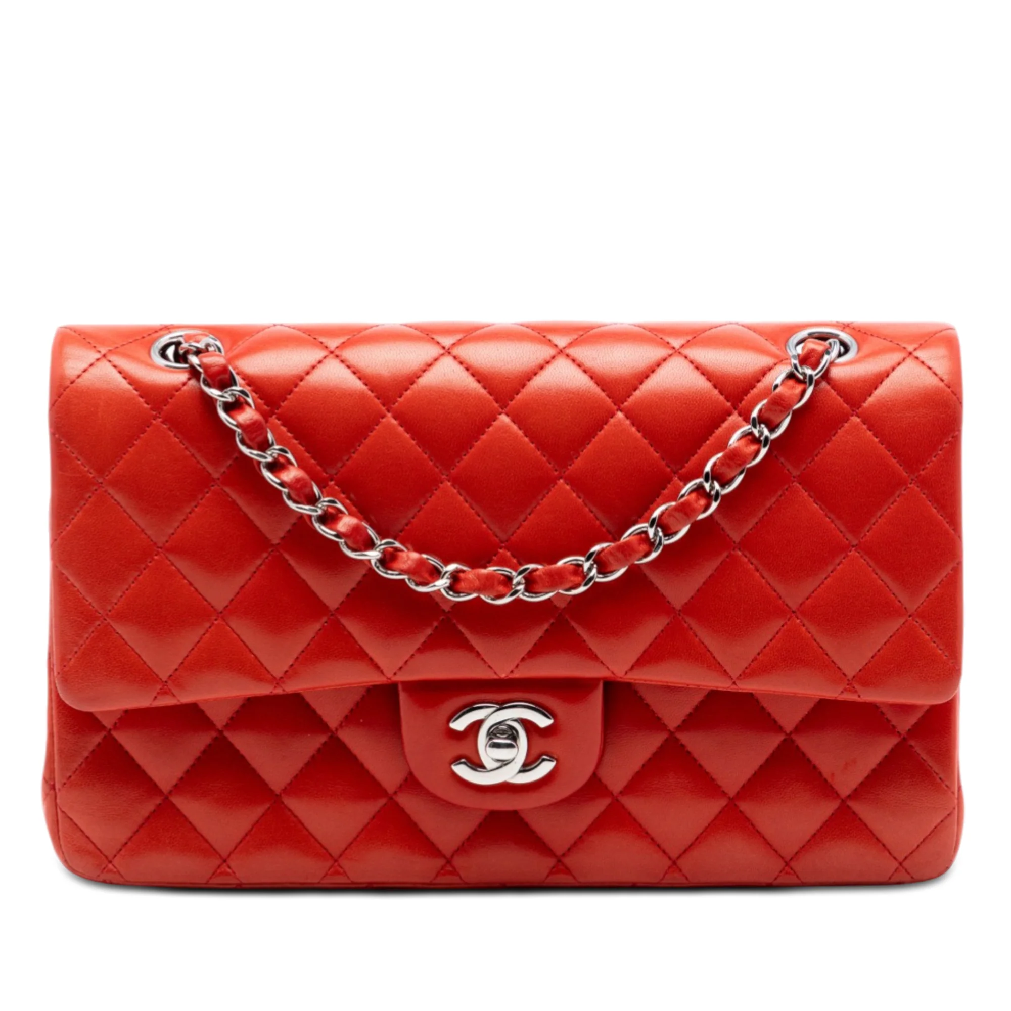 Classic Double Flap Bag Quilted Lambskin Medium