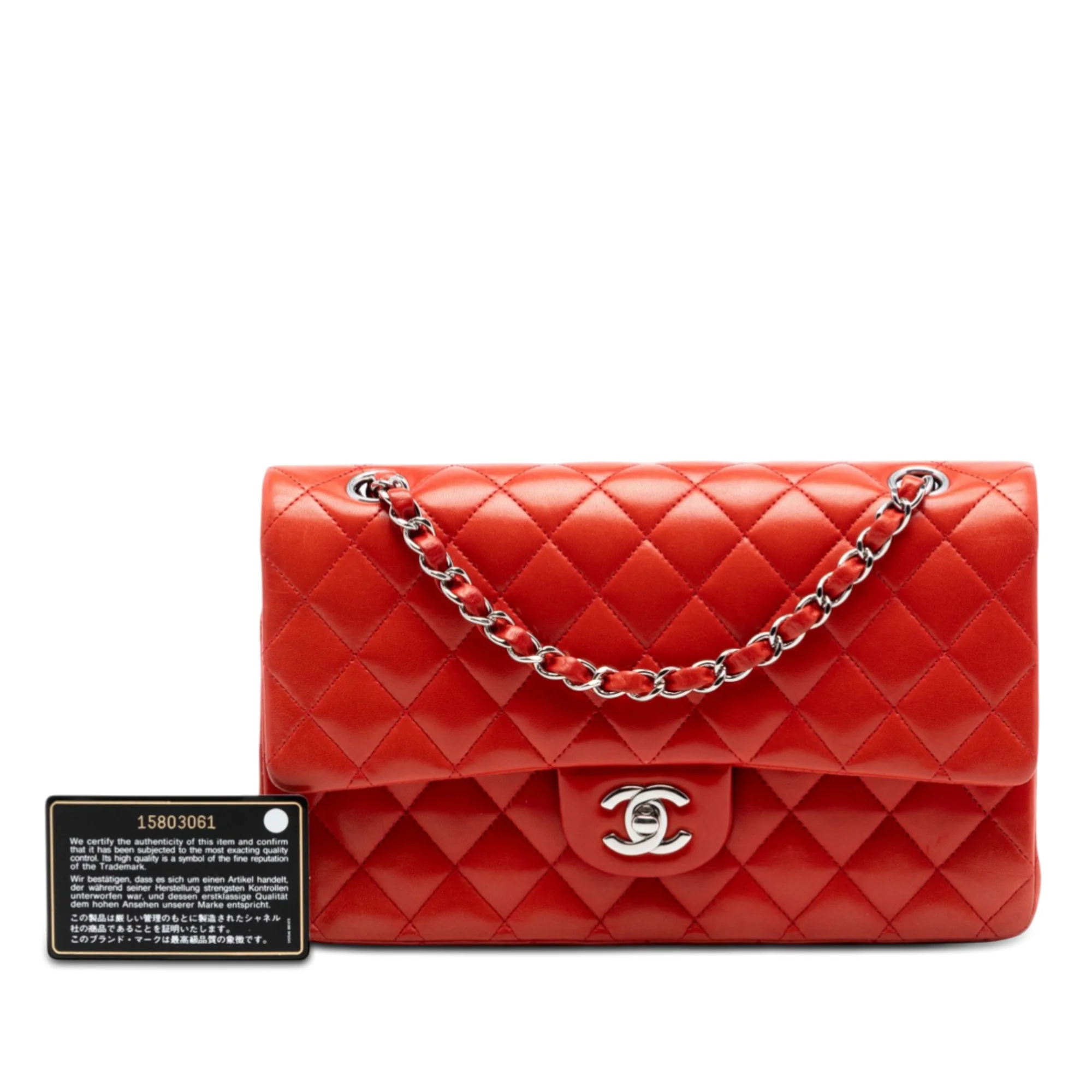 Classic Double Flap Bag Quilted Lambskin Medium - Image 8