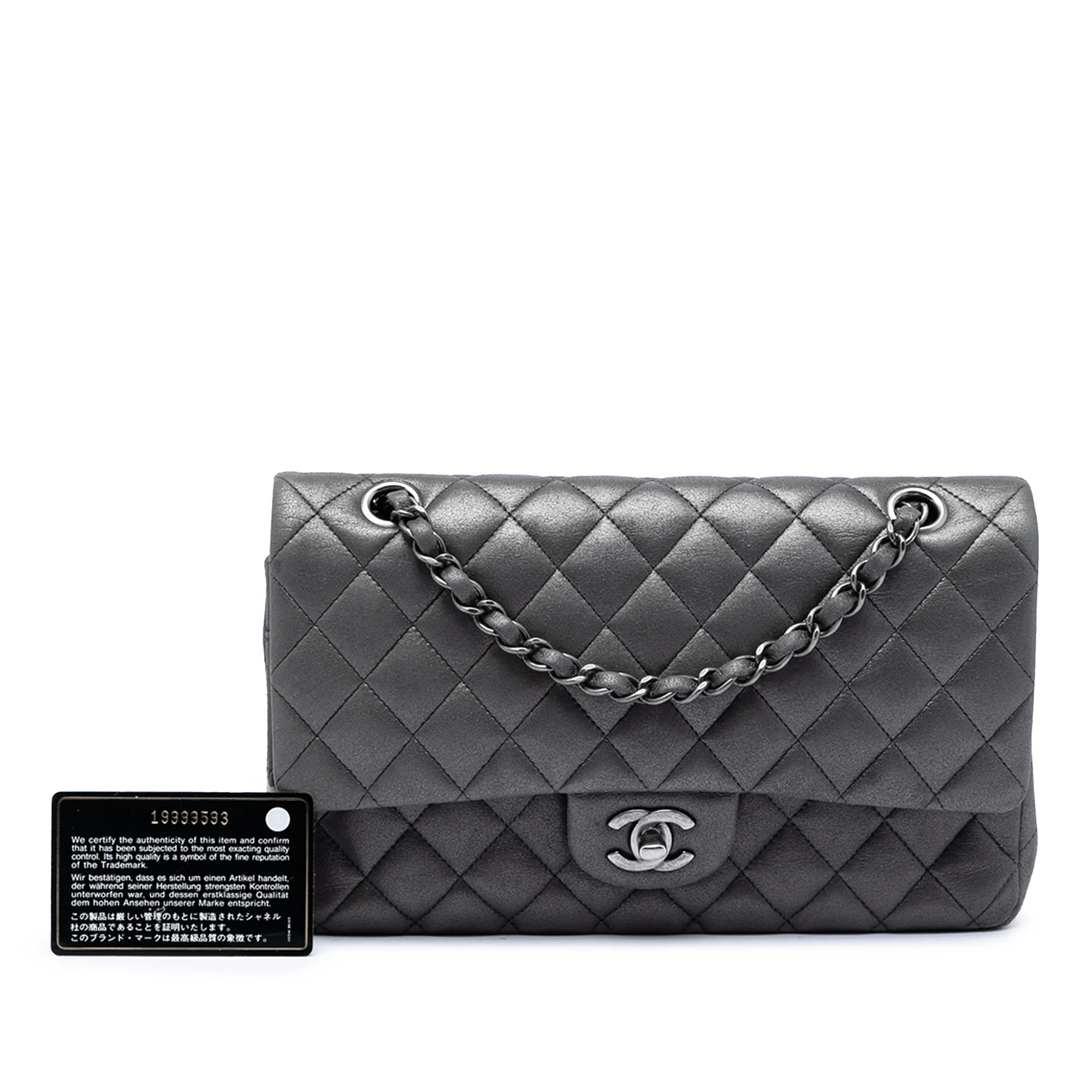 Classic Double Flap Bag Quilted Lambskin Medium - Image 8
