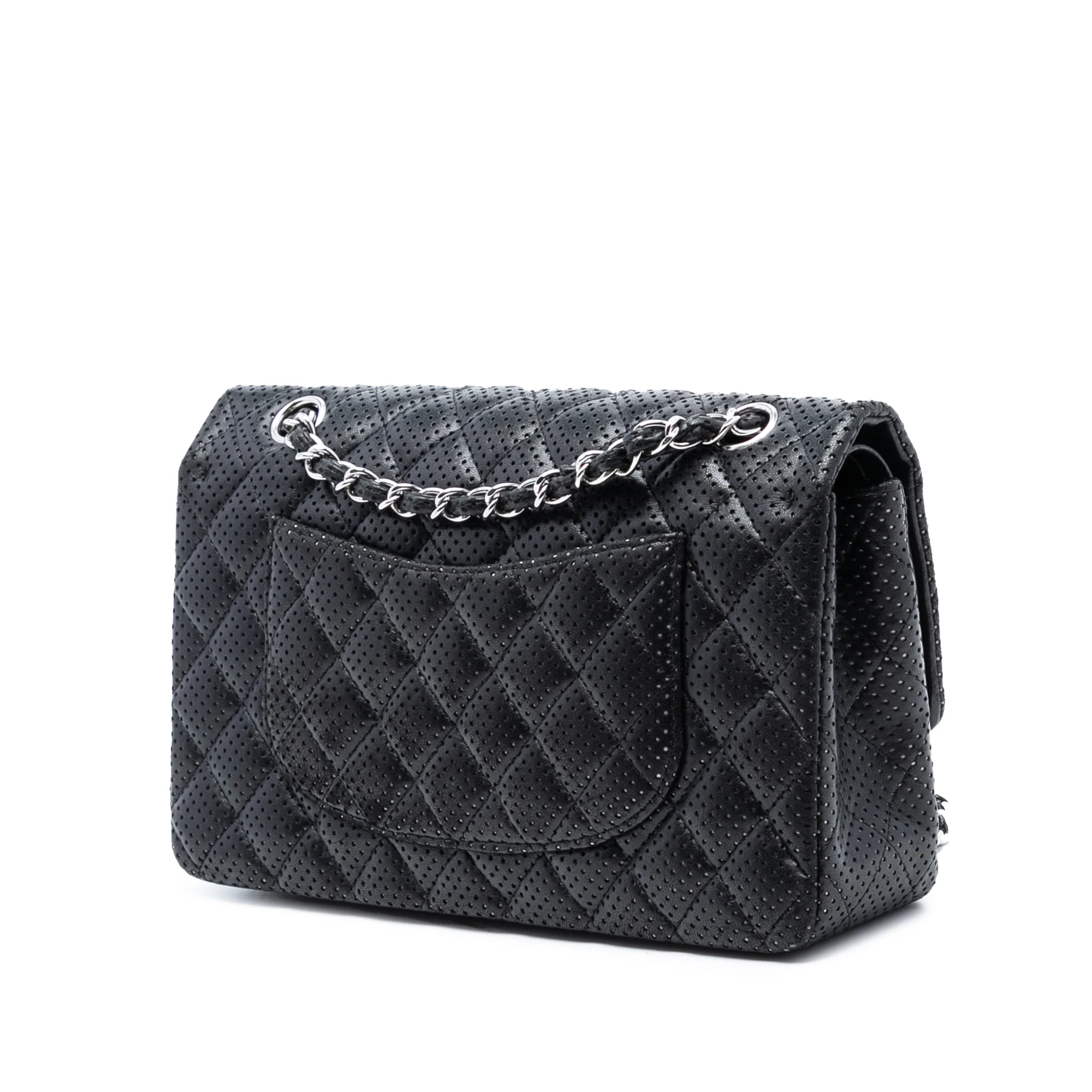 Classic Double Flap Bag Quilted Perforated Lambskin Medium - Image 2