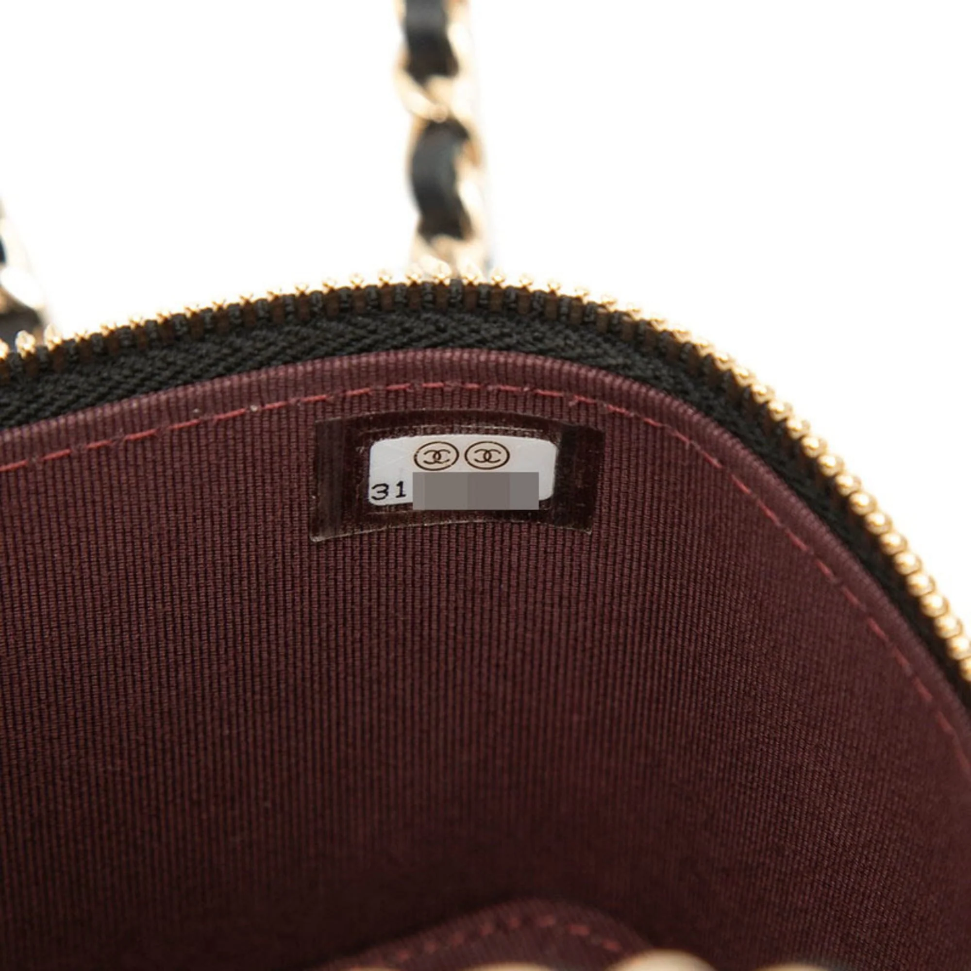 Classic Vanity Case with Chain Quilted Lambskin Mini - Image 6