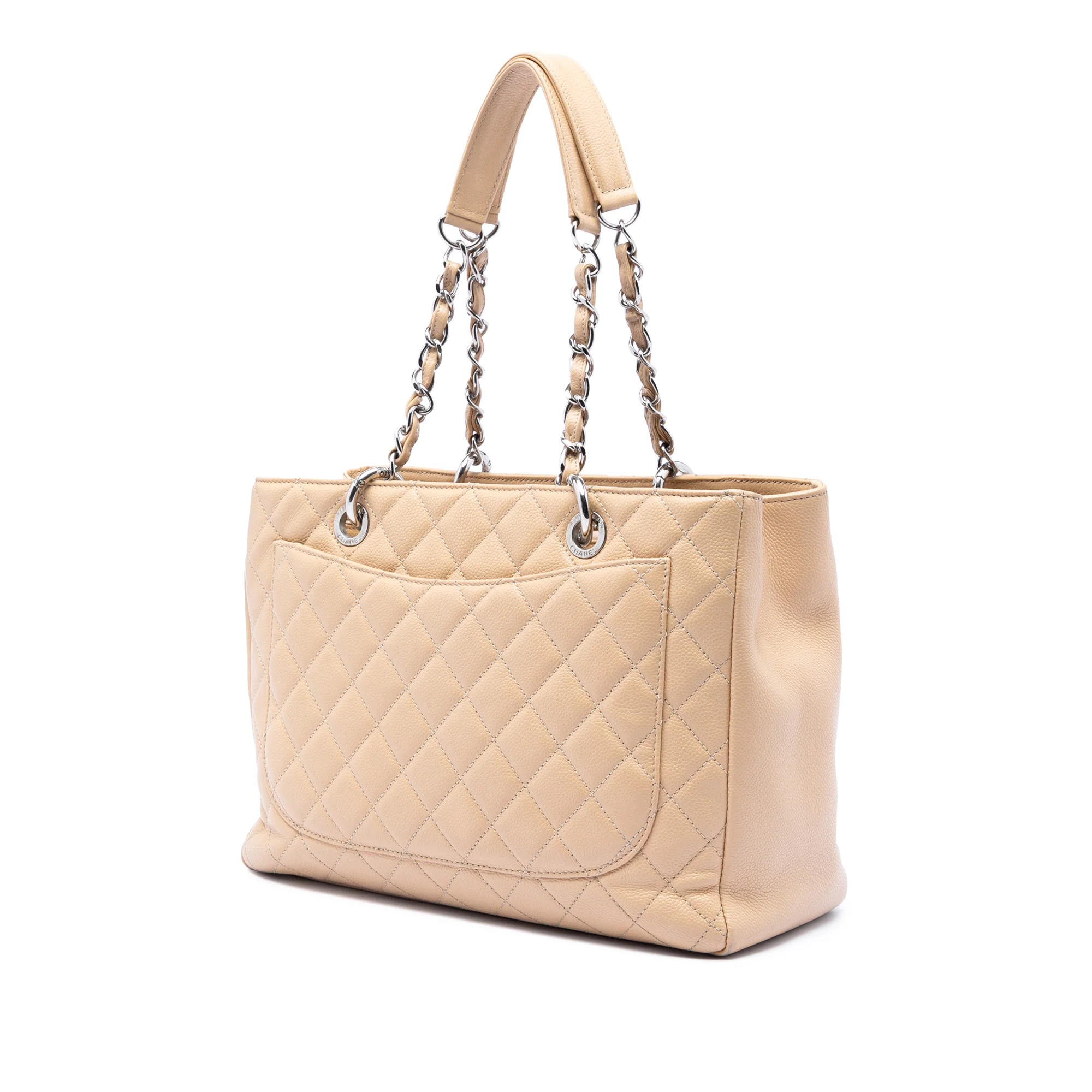 Grand Shopping Tote Quilted Caviar - Image 2
