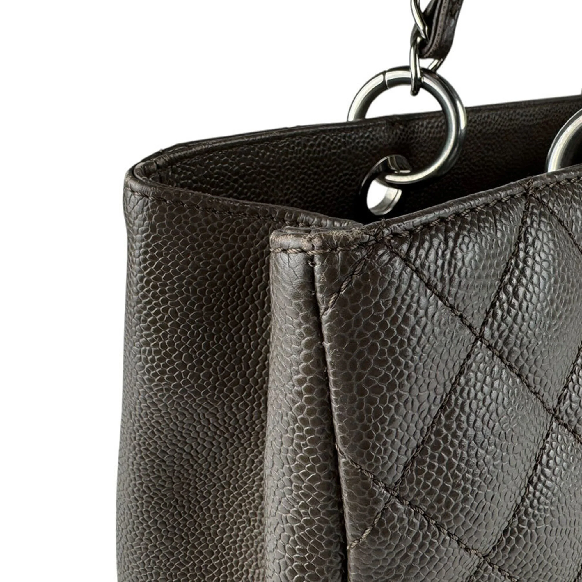 Grand Shopping Tote Quilted Caviar - Image 6