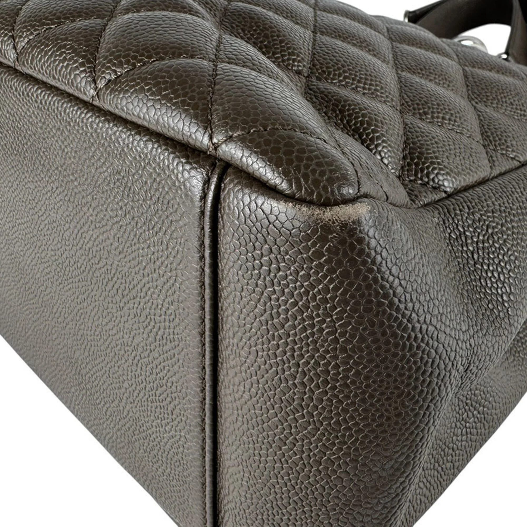 Grand Shopping Tote Quilted Caviar - Image 9