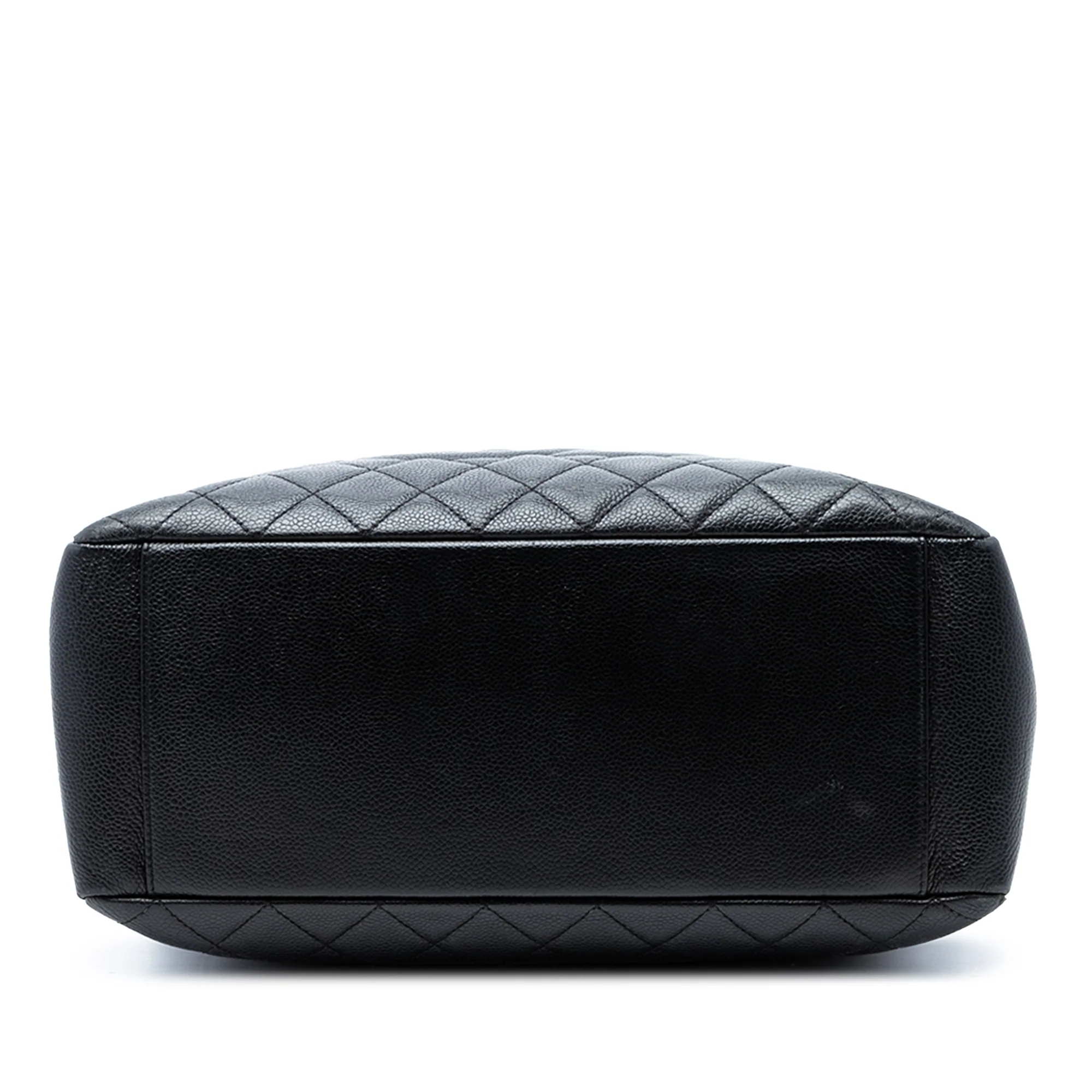 Grand Shopping Tote Quilted Caviar - Image 3