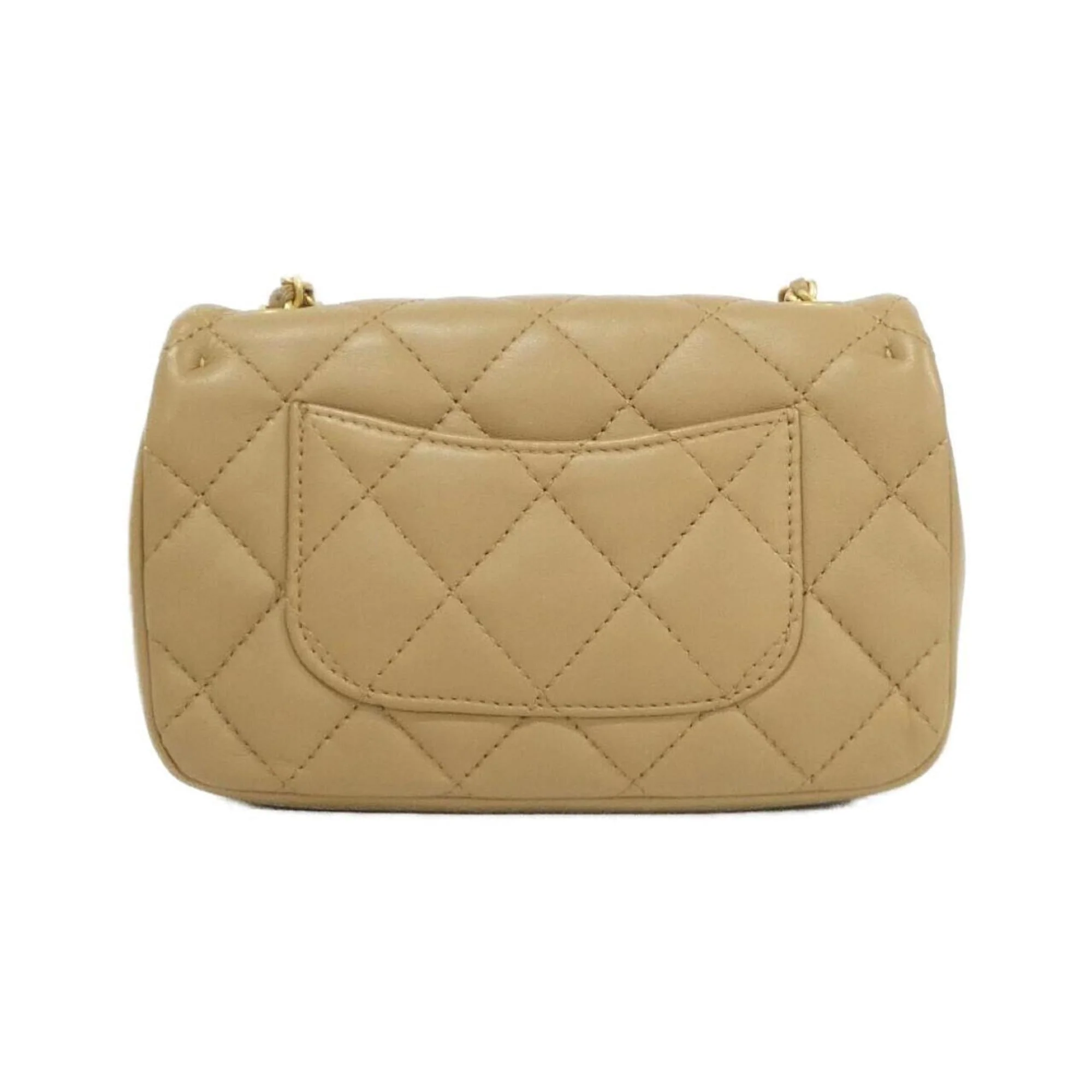 Heart Charms Flap Bag Quilted Lambskin Mini - Image 2