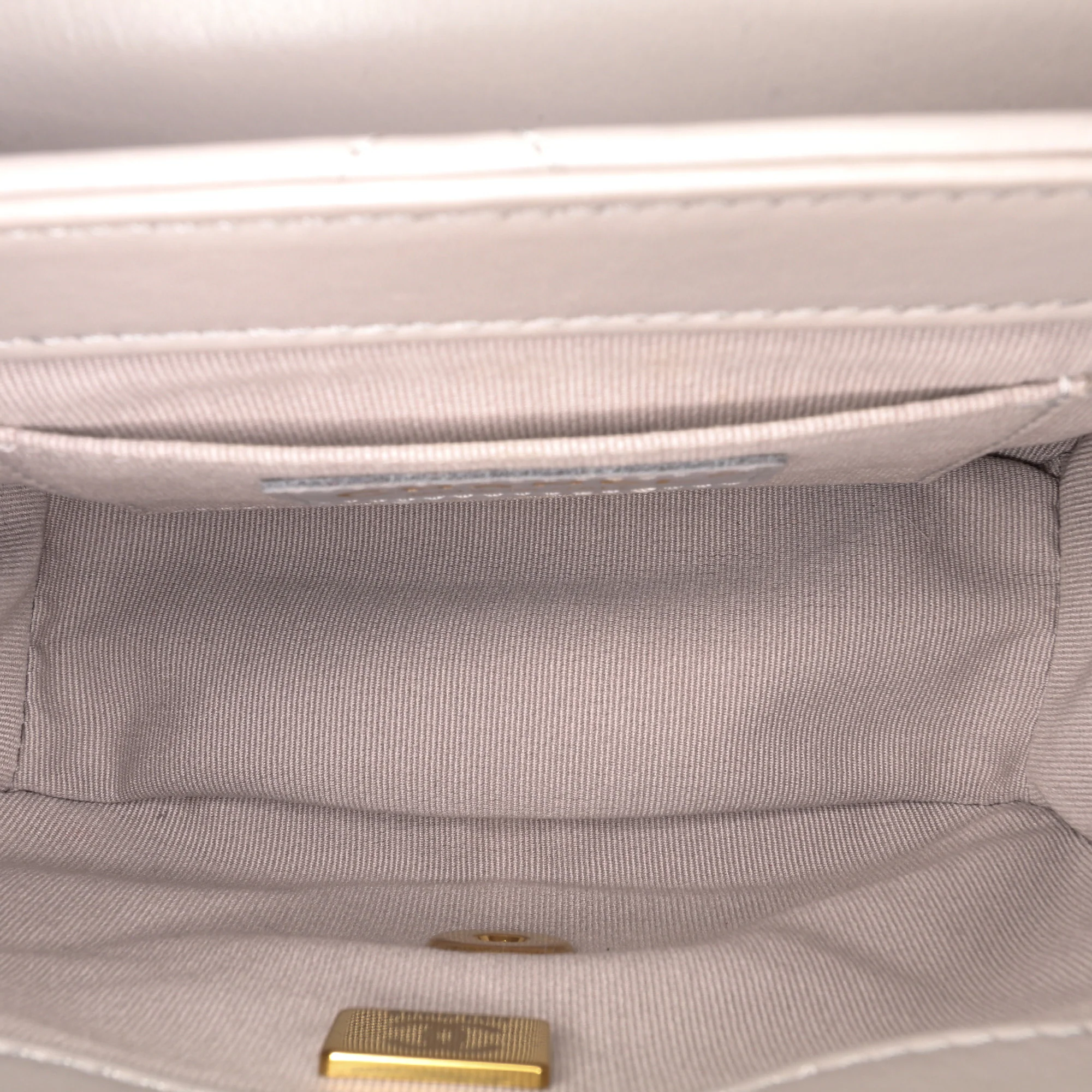 Moon Flap Messenger Bag Quilted Calfskin Mini - Image 4