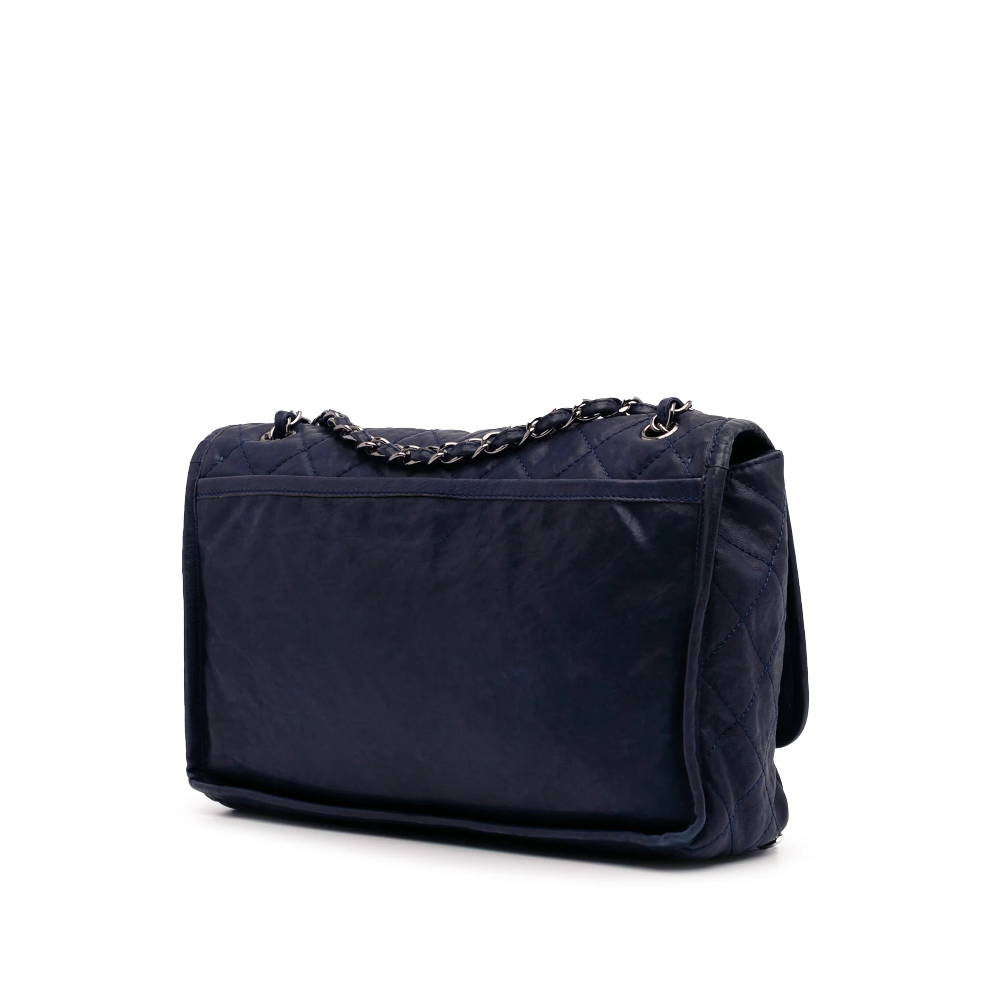 Natural Beauty Split Pocket Flap Bag Quilted Leather Medium - Image 2