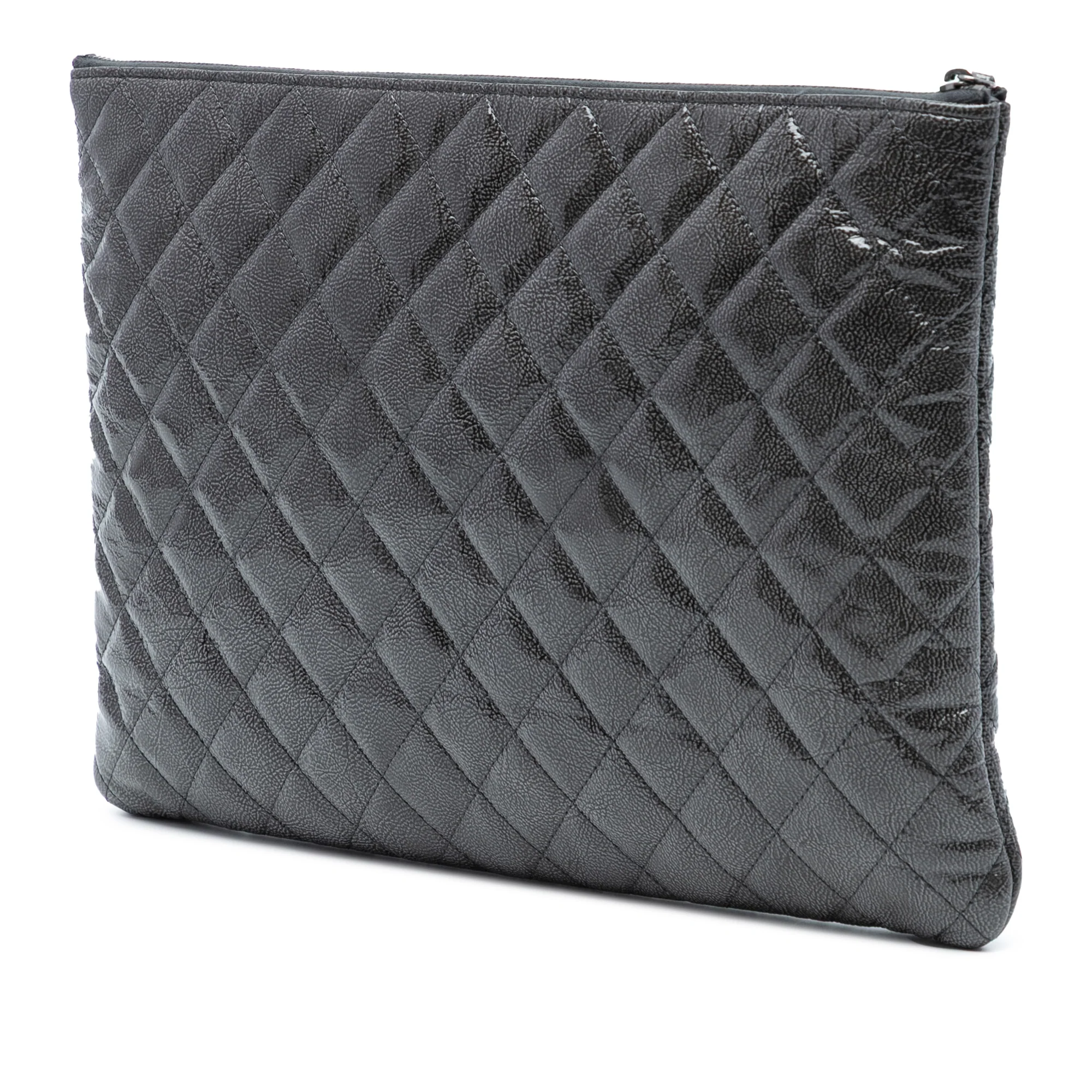 O Case Clutch Quilted Caviar Large - Image 2