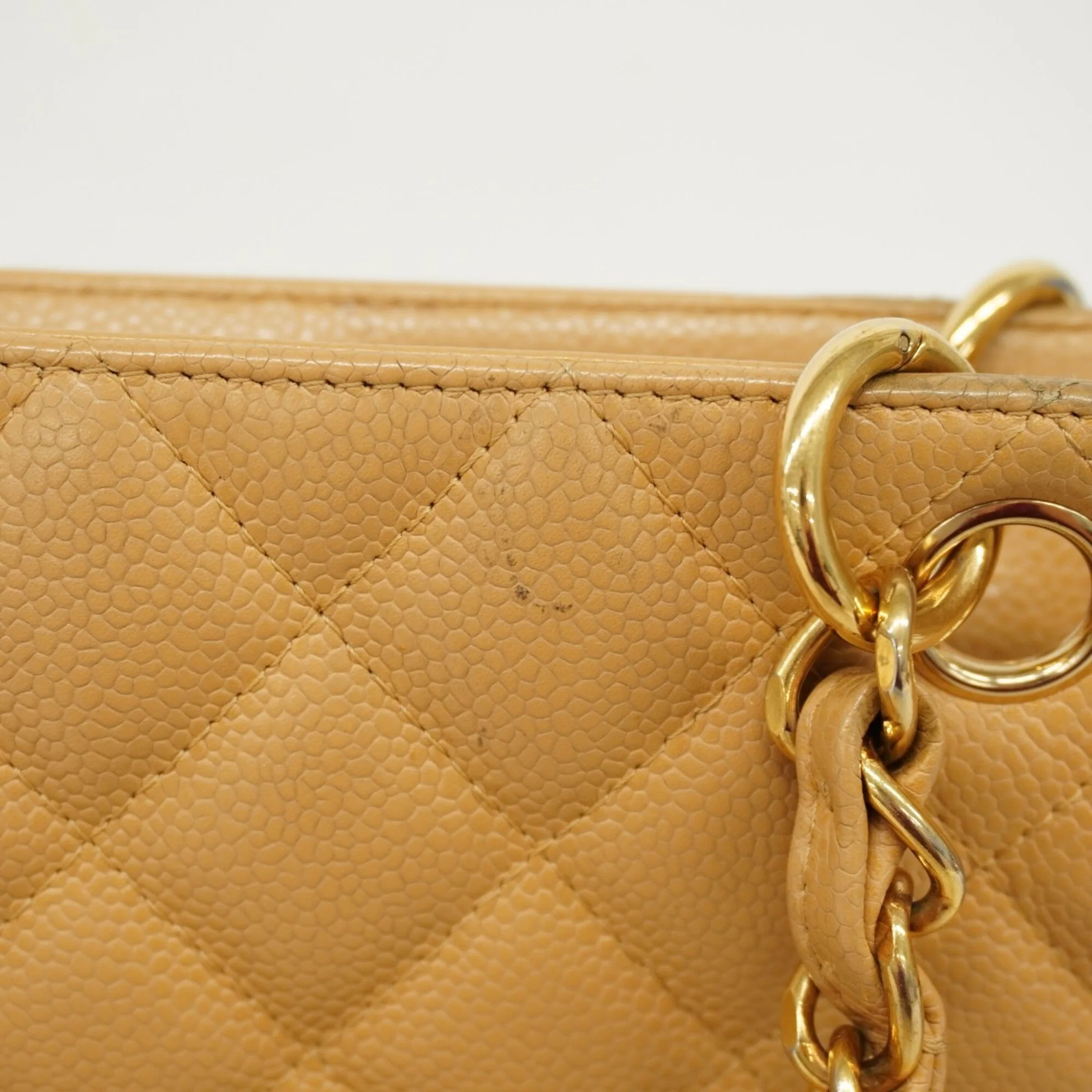 Petite Shopping Tote Quilted Caviar - Image 9