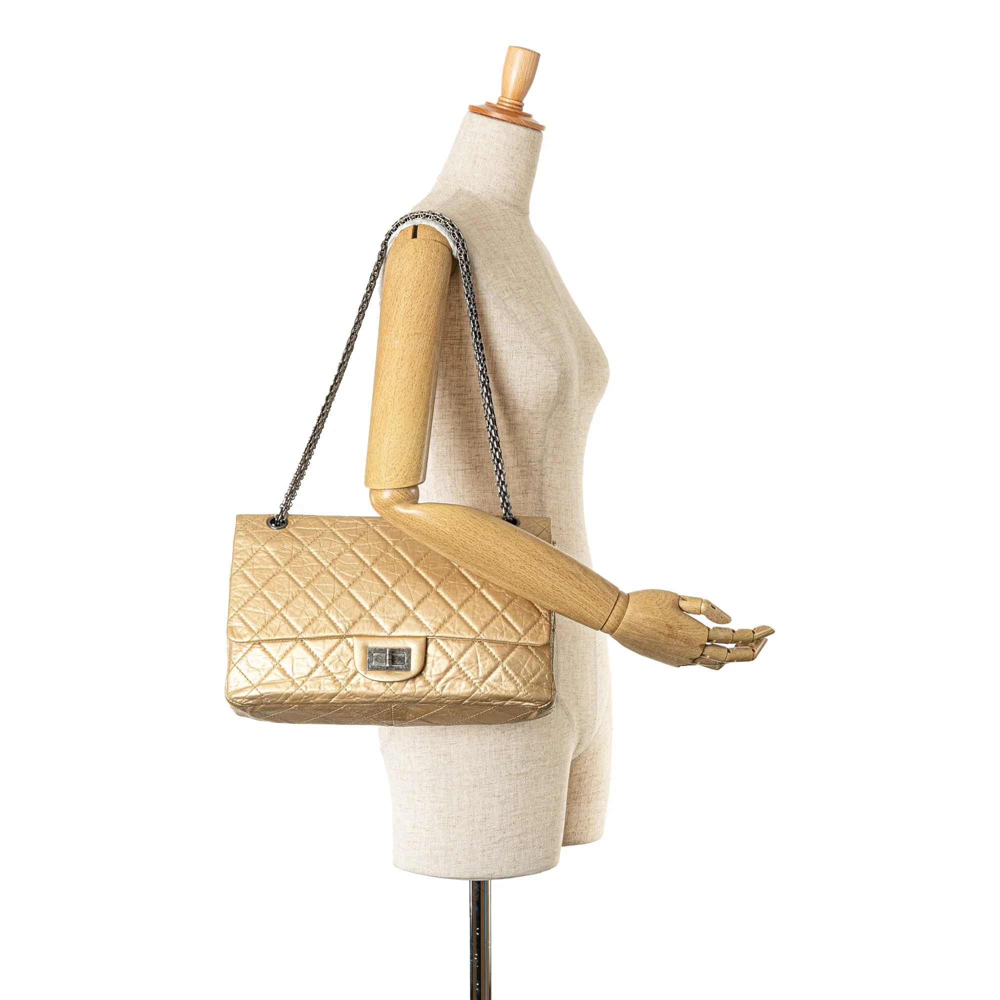 Reissue 2.55 Flap Bag Quilted Aged Calfskin 227 - Image 9