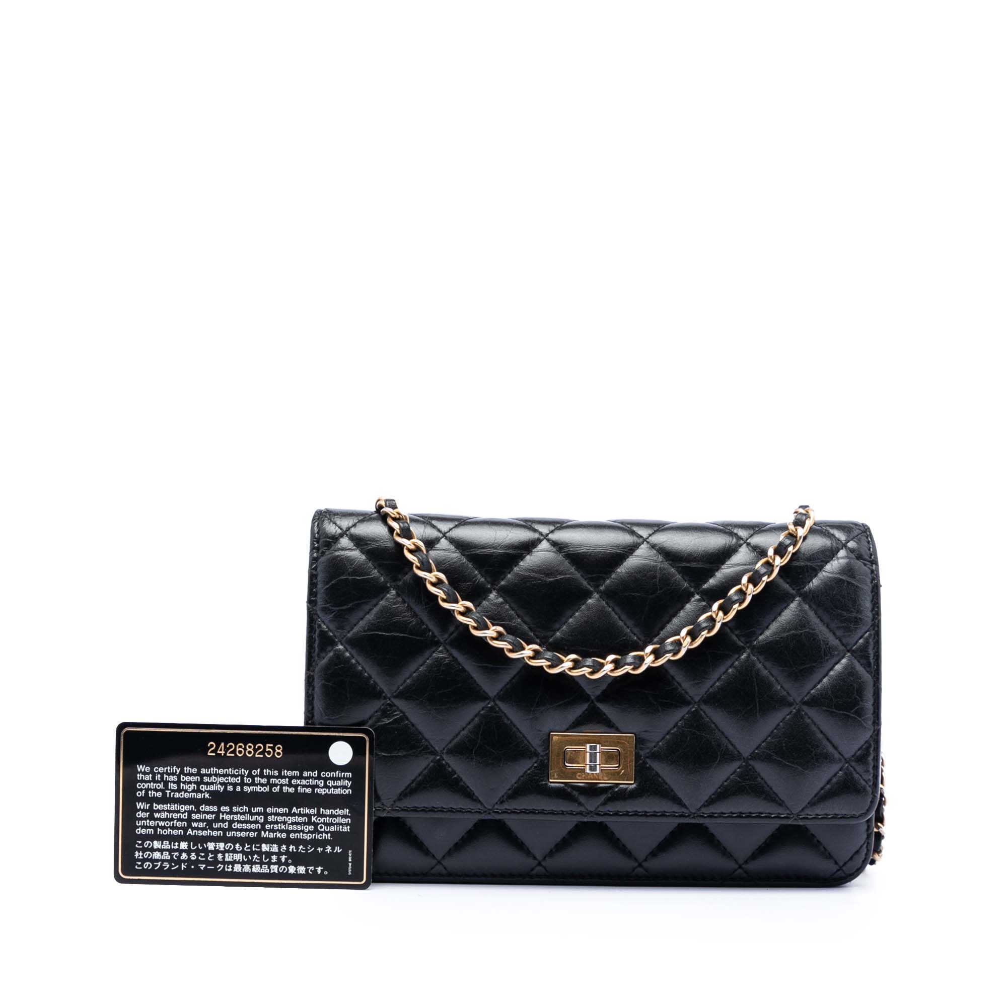 Reissue 2.55 Wallet on Chain Quilted Aged Calfskin - Image 9