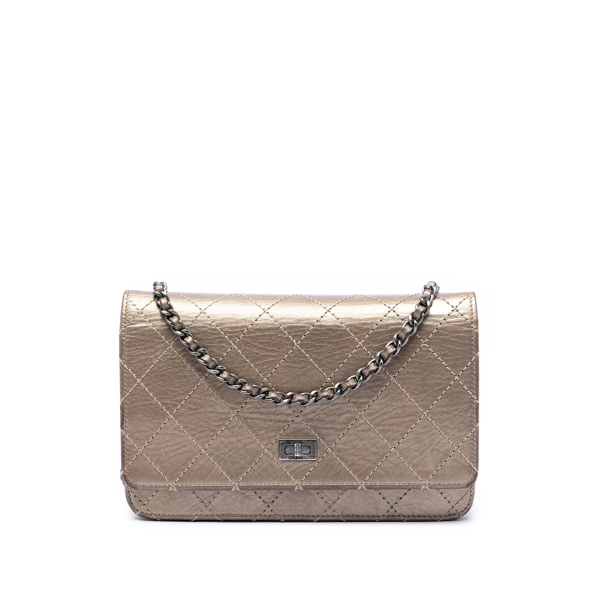 Reissue 2.55 Wallet on Chain Quilted Aged Calfskin