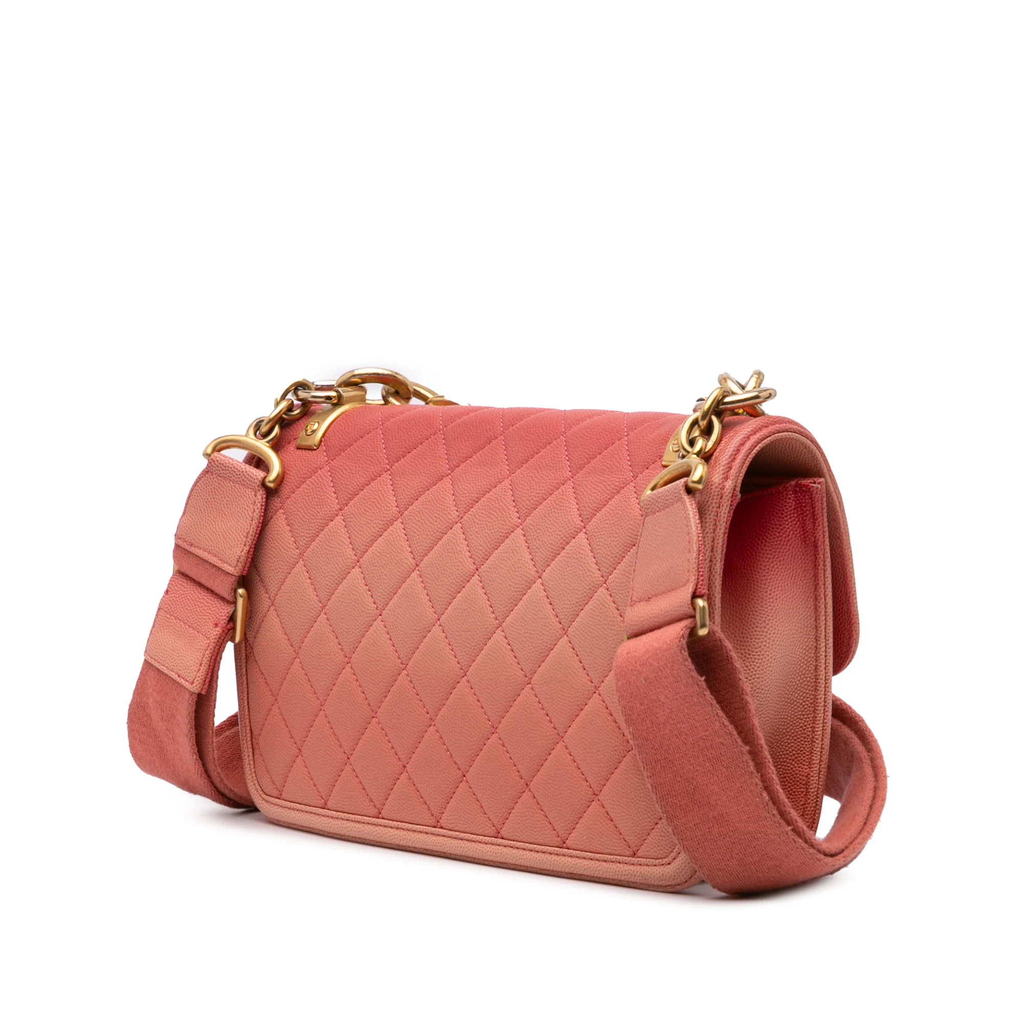 Sunset On The Sea Flap Bag Quilted Caviar Medium - Image 2