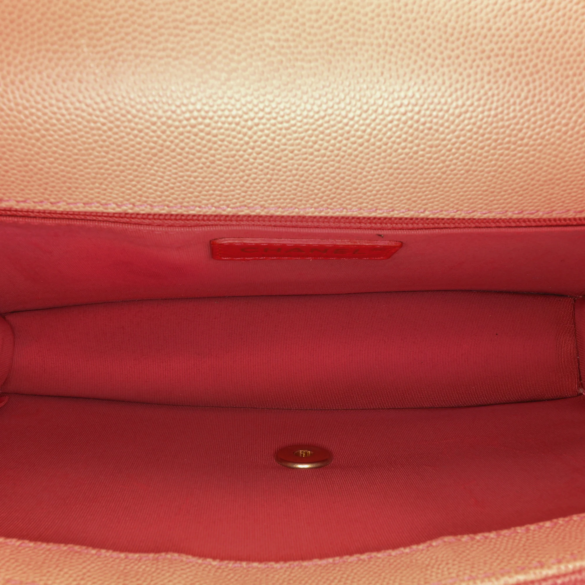Sunset On The Sea Flap Bag Quilted Caviar Medium - Image 4