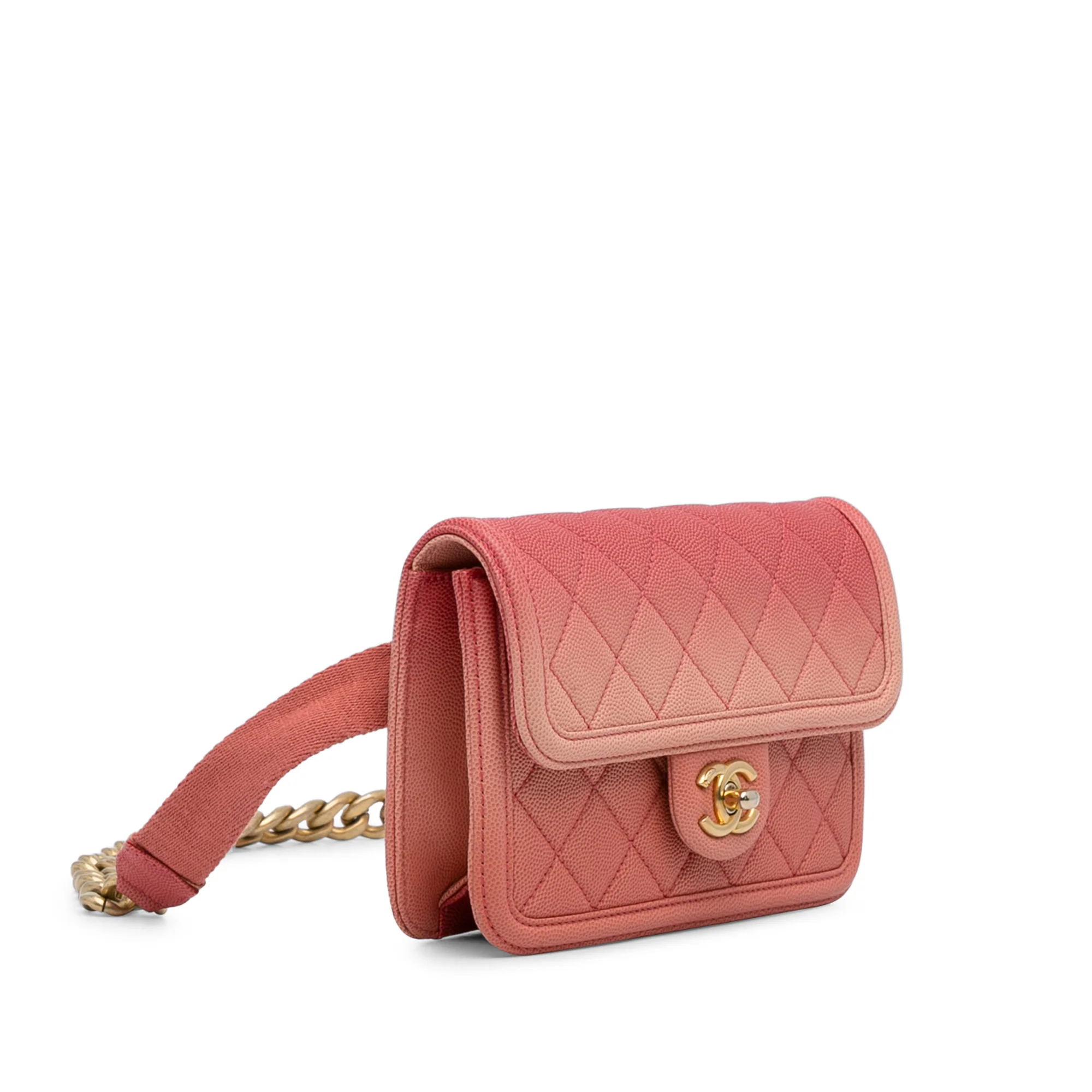 Sunset On The Sea Waist Bag Quilted Caviar Small - Image 2