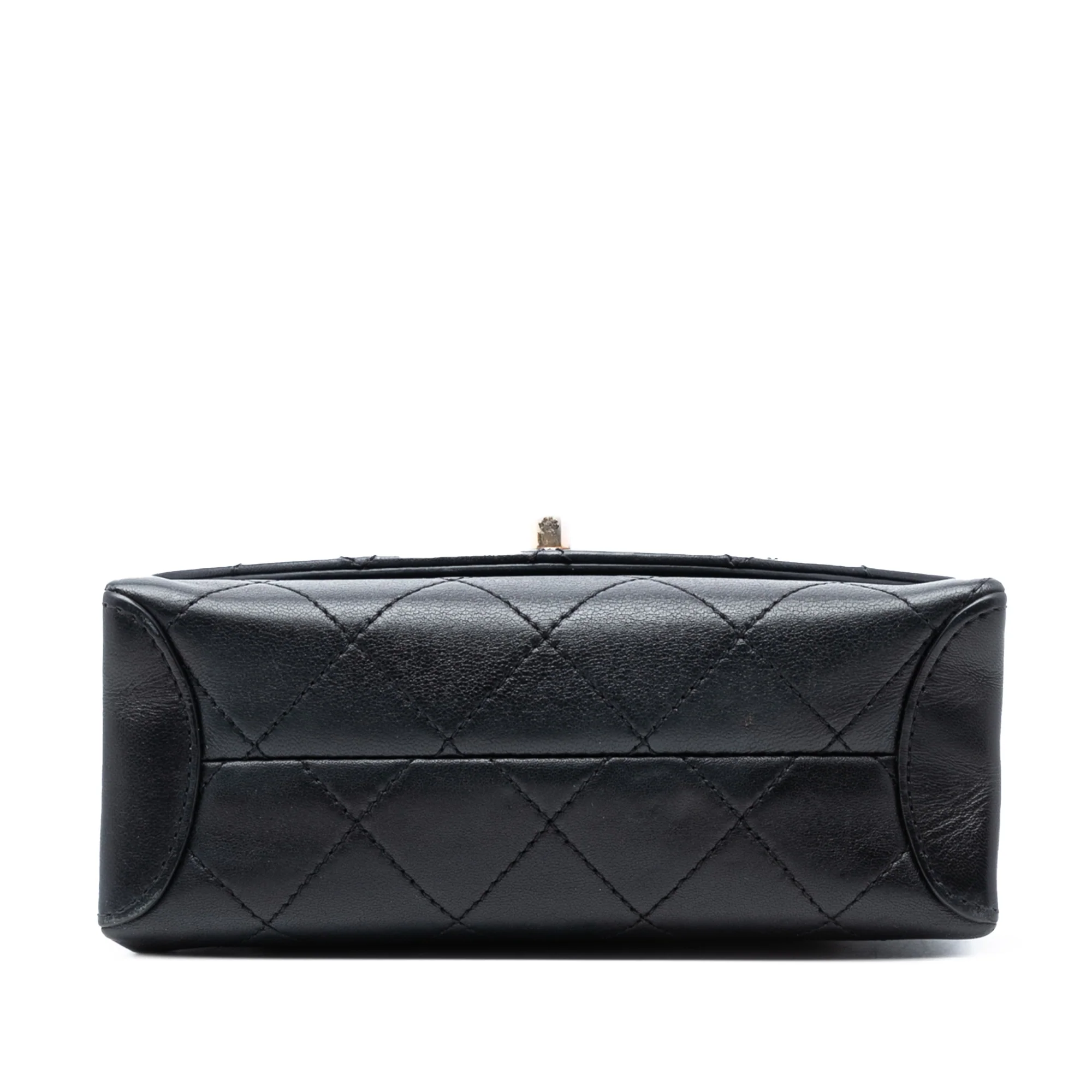 Trendy Spirit Top Handle Bag Quilted Lambskin Small - Image 3