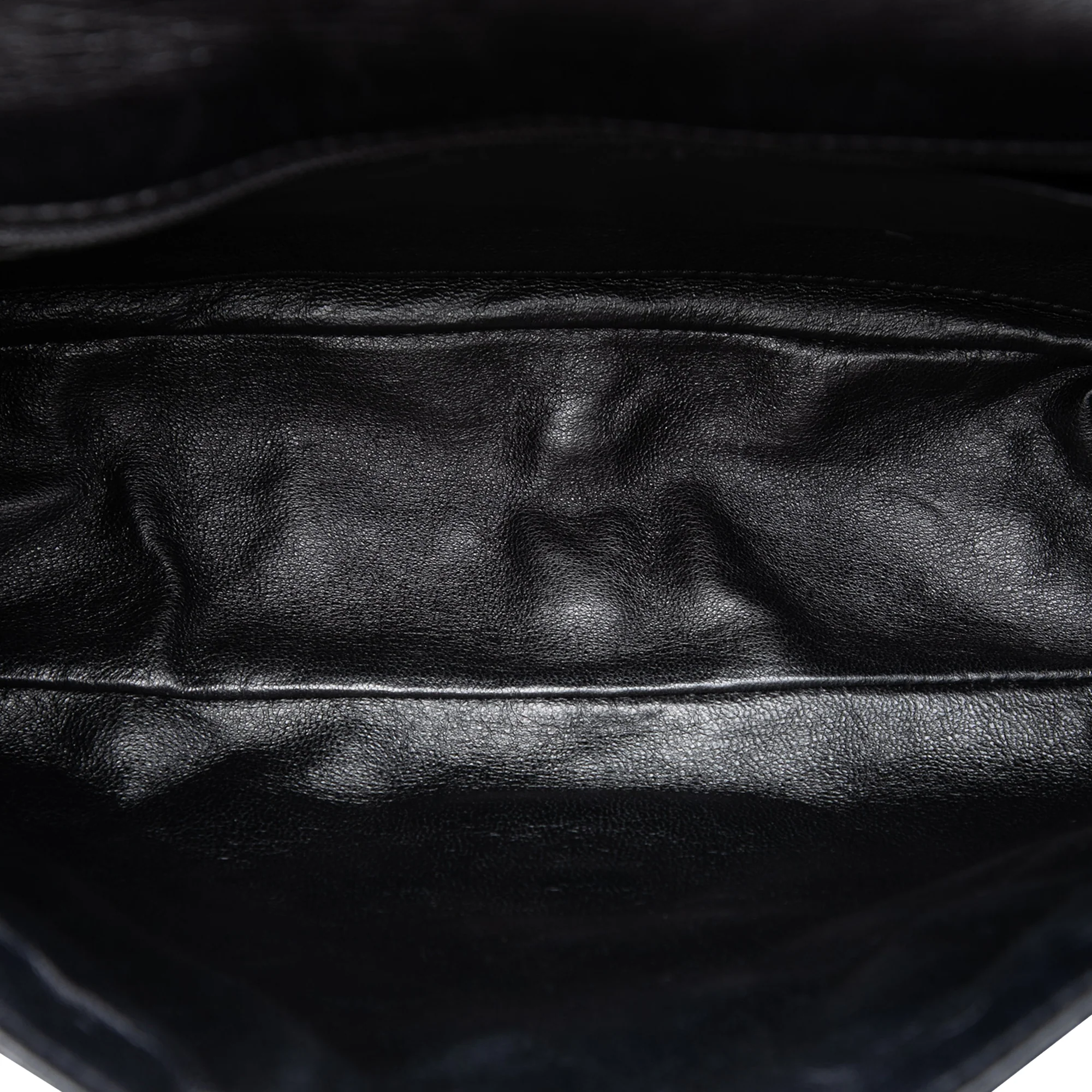 Vintage Classic Single Flap Bag Quilted Patent Jumbo - Image 4