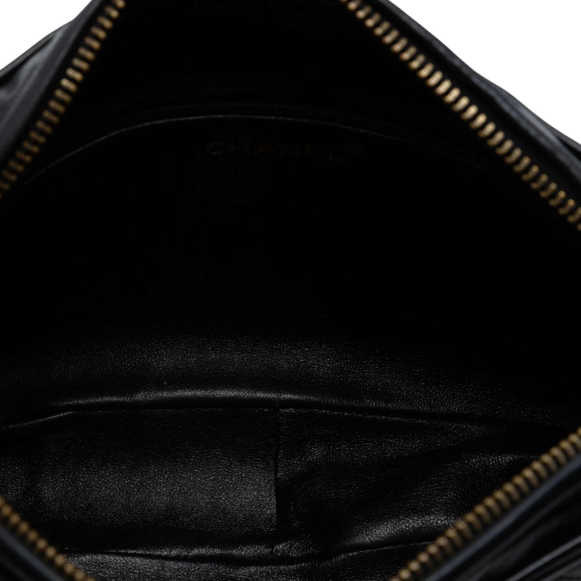 Vintage Diamond CC Camera Bag Quilted Leather Medium - Image 4