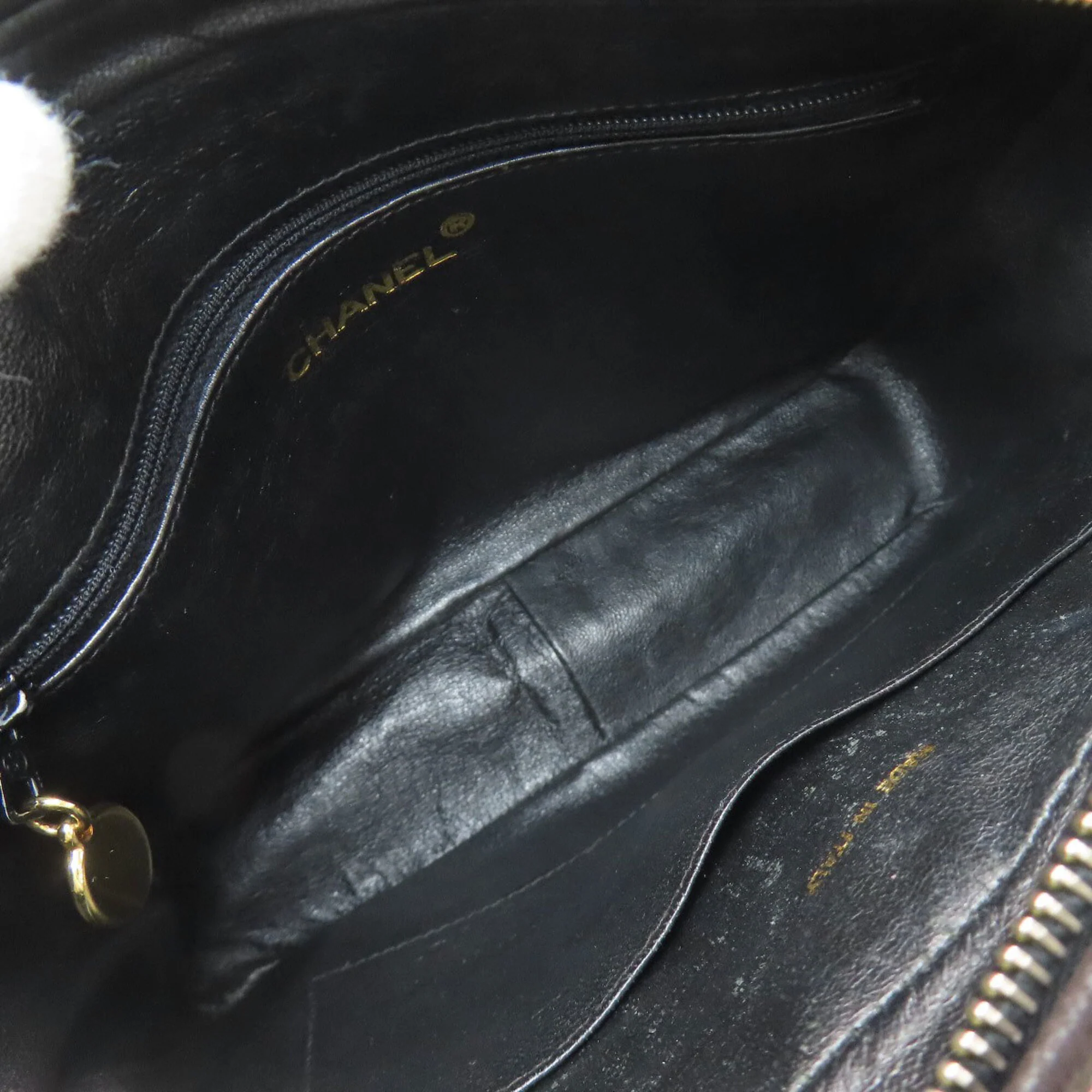 Vintage Front Pocket CC Camera Bag Lambskin Medium - Image 6