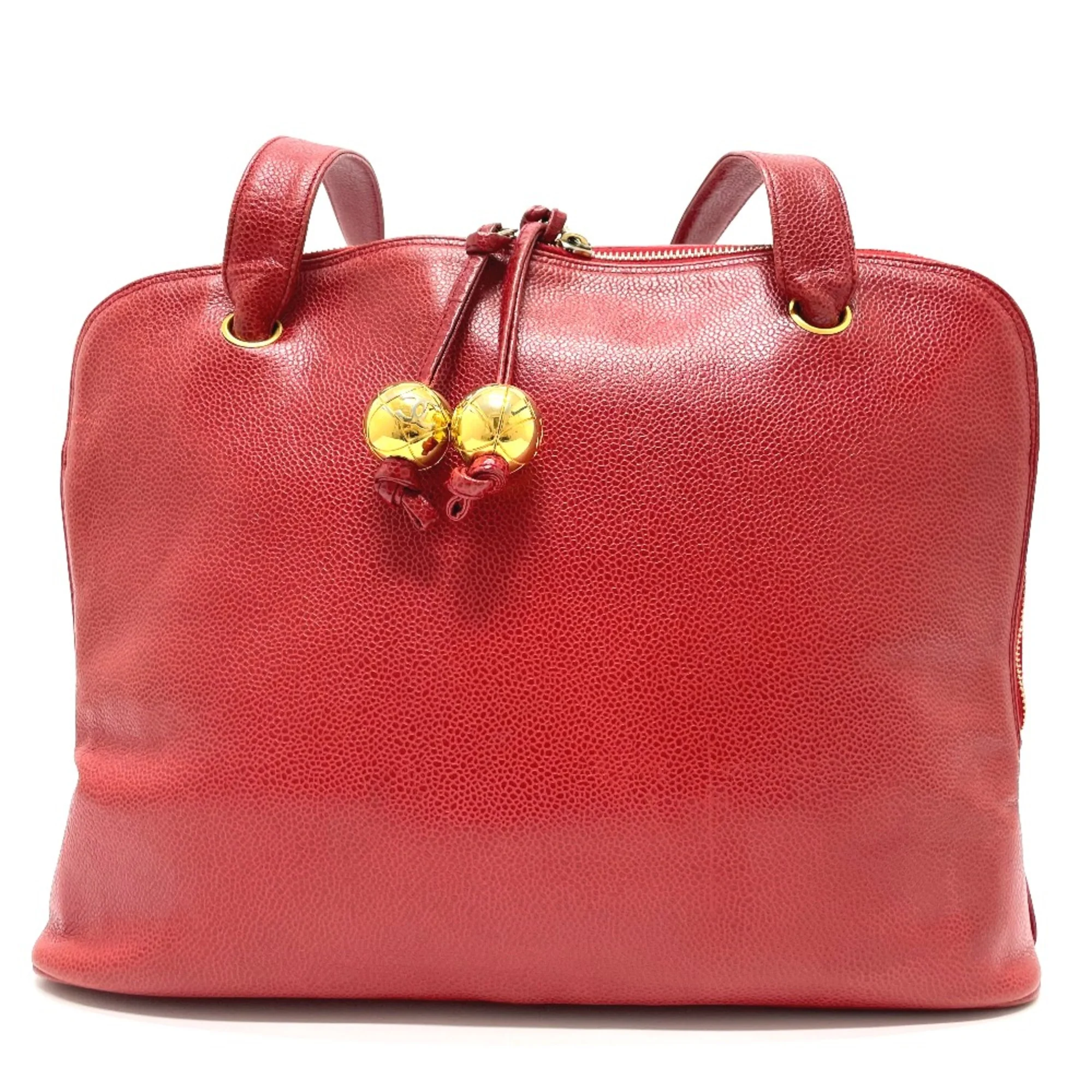 Vintage Timeless Zip Tote Caviar Medium - Image 2