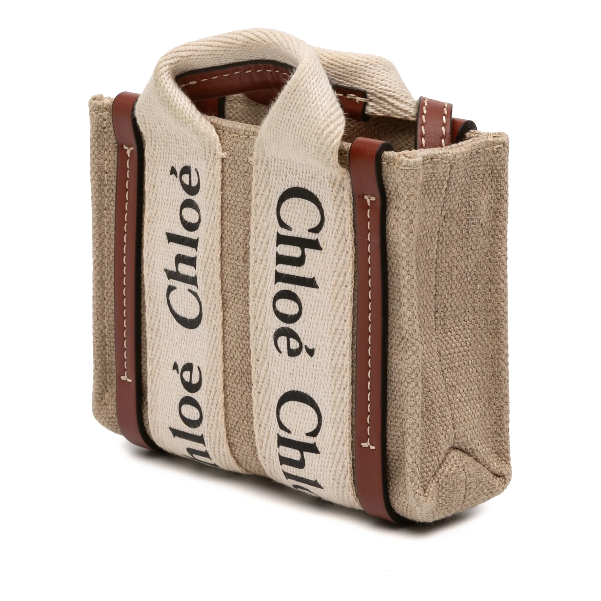 Woody Convertible Tote Canvas with Leather Small - Image 2
