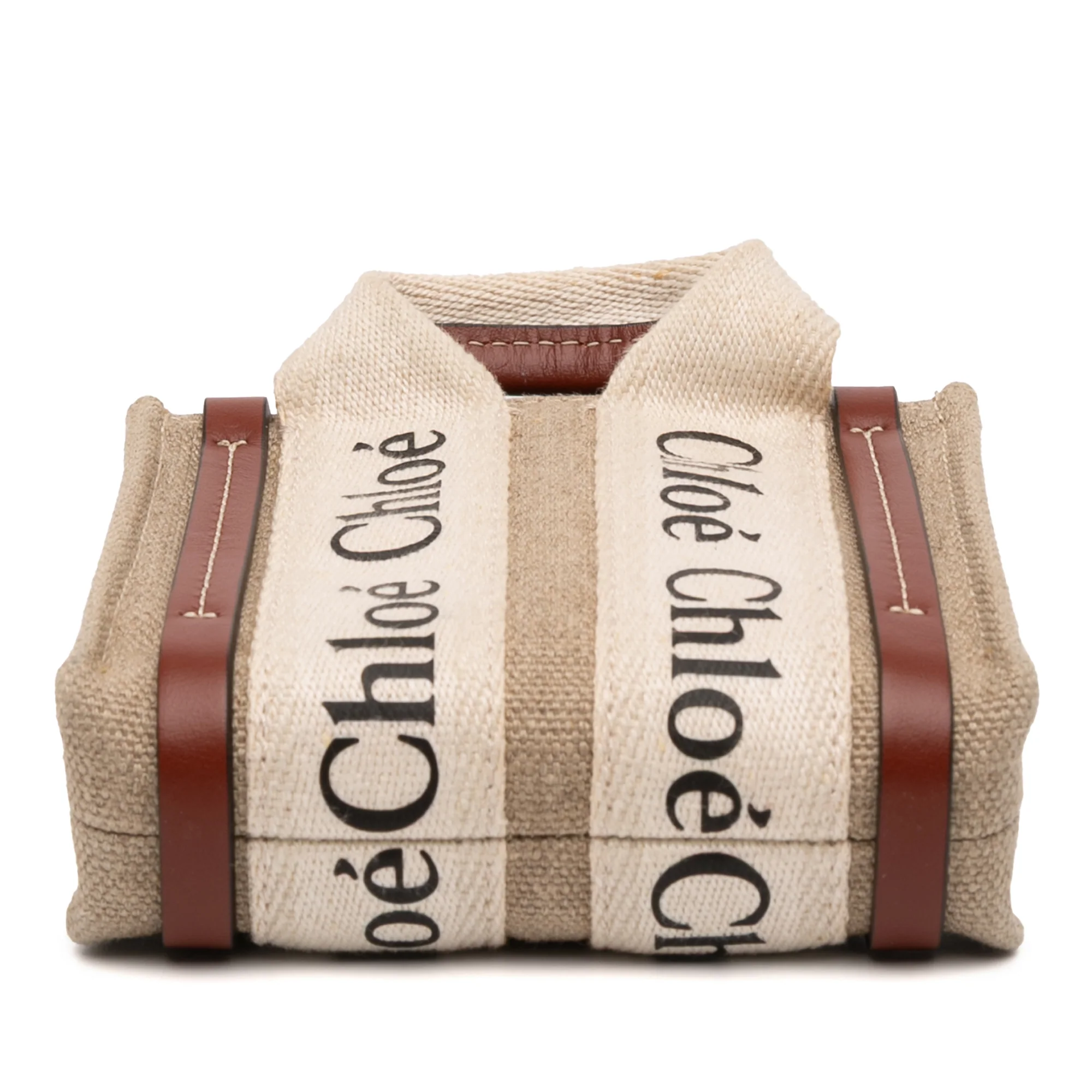 Woody Convertible Tote Canvas with Leather Small - Image 3