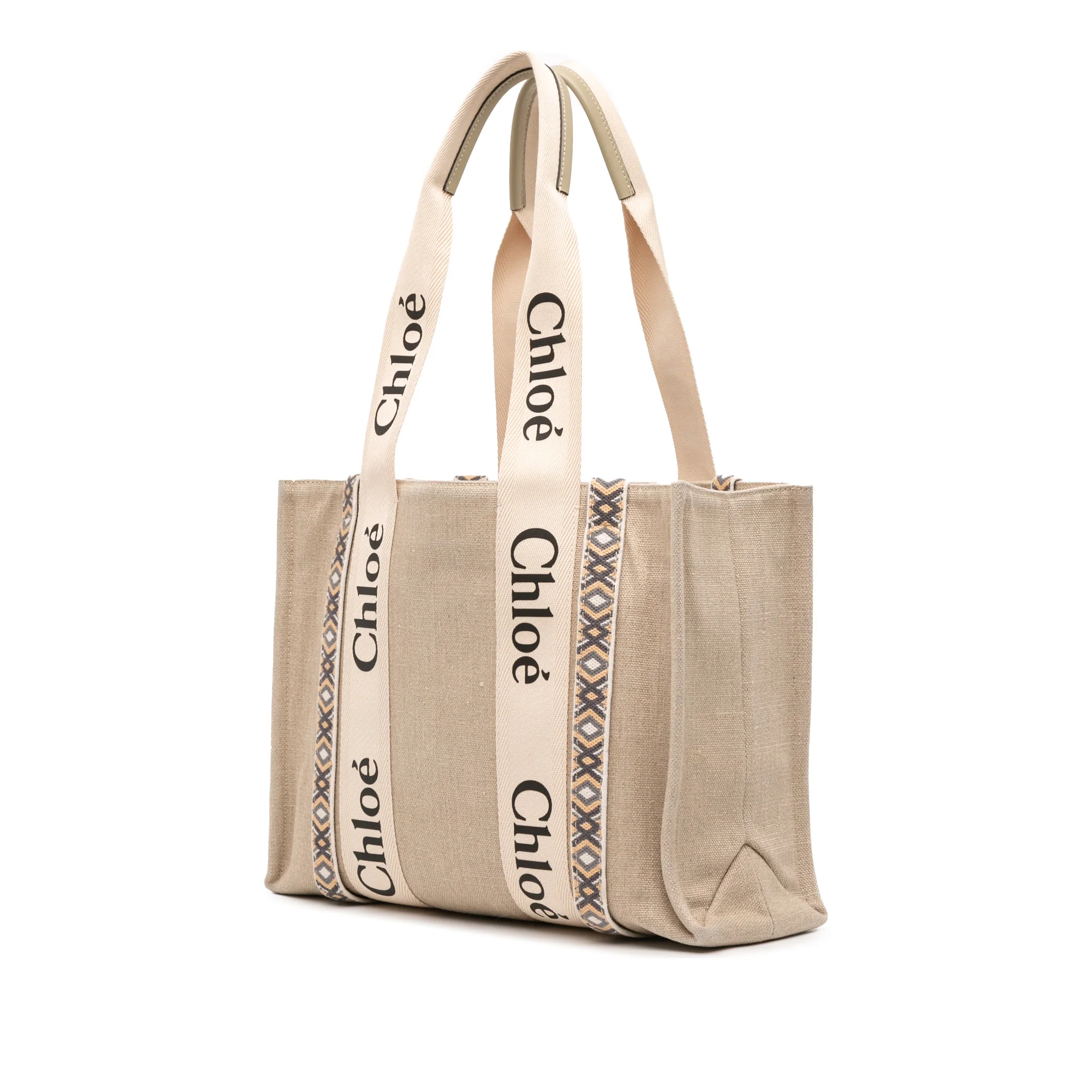 Woody Tote Canvas with Leather Medium - Image 2