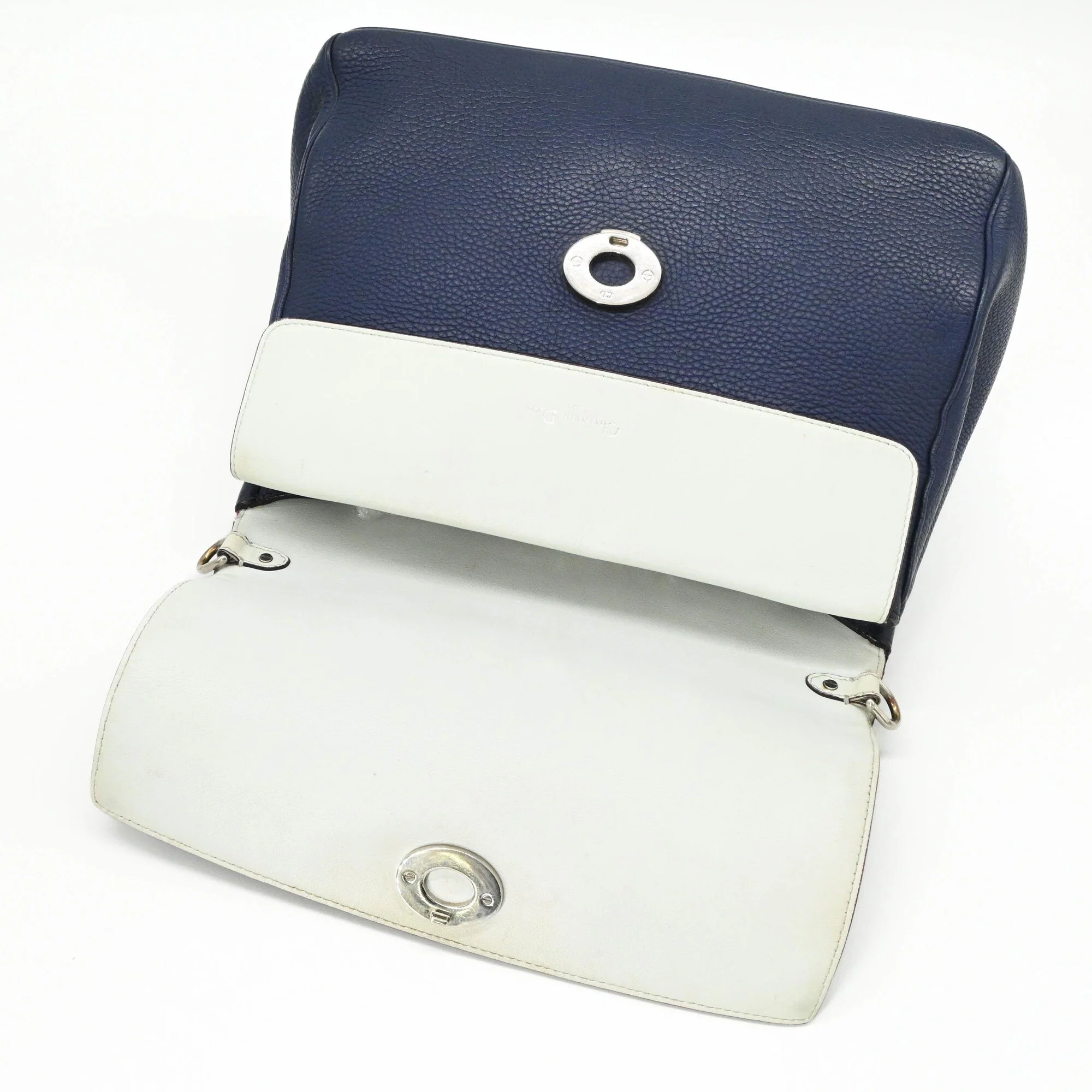 Be Dior Bag Pebbled Leather Medium - Image 8