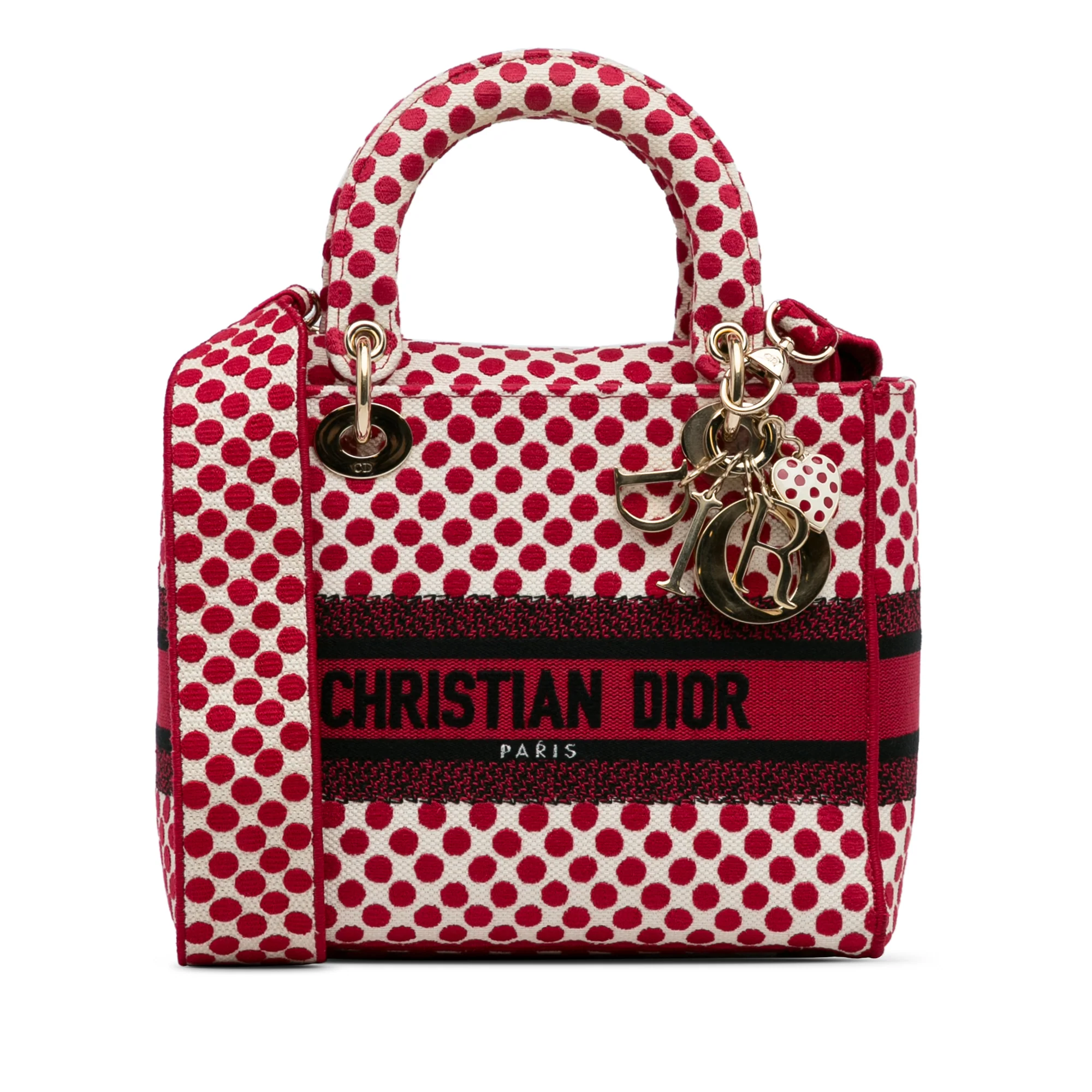 DiorAmour Lady D-Lite Bag Printed Canvas Medium