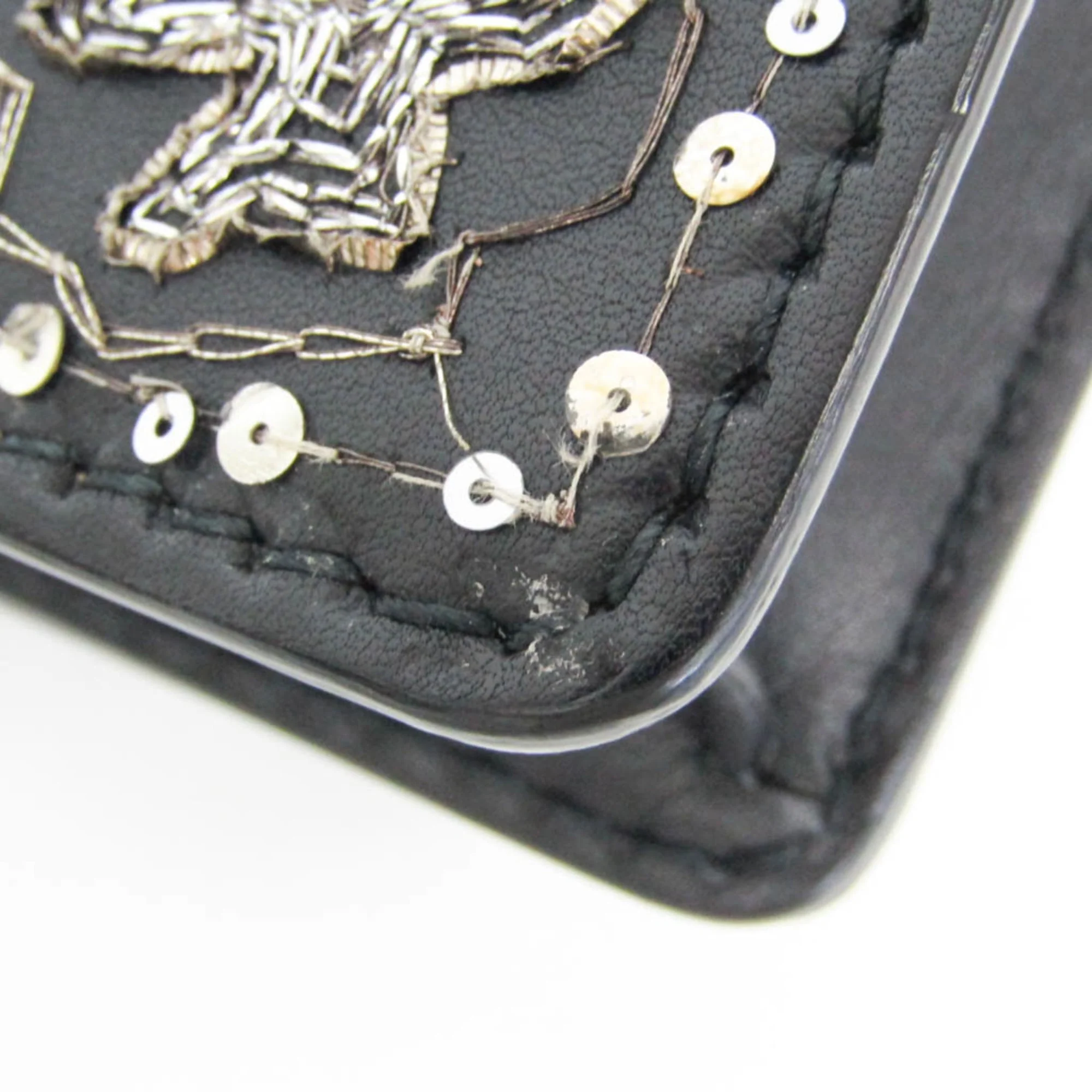 J'Adior Flap Bag Embellished Leather Mini - Image 5