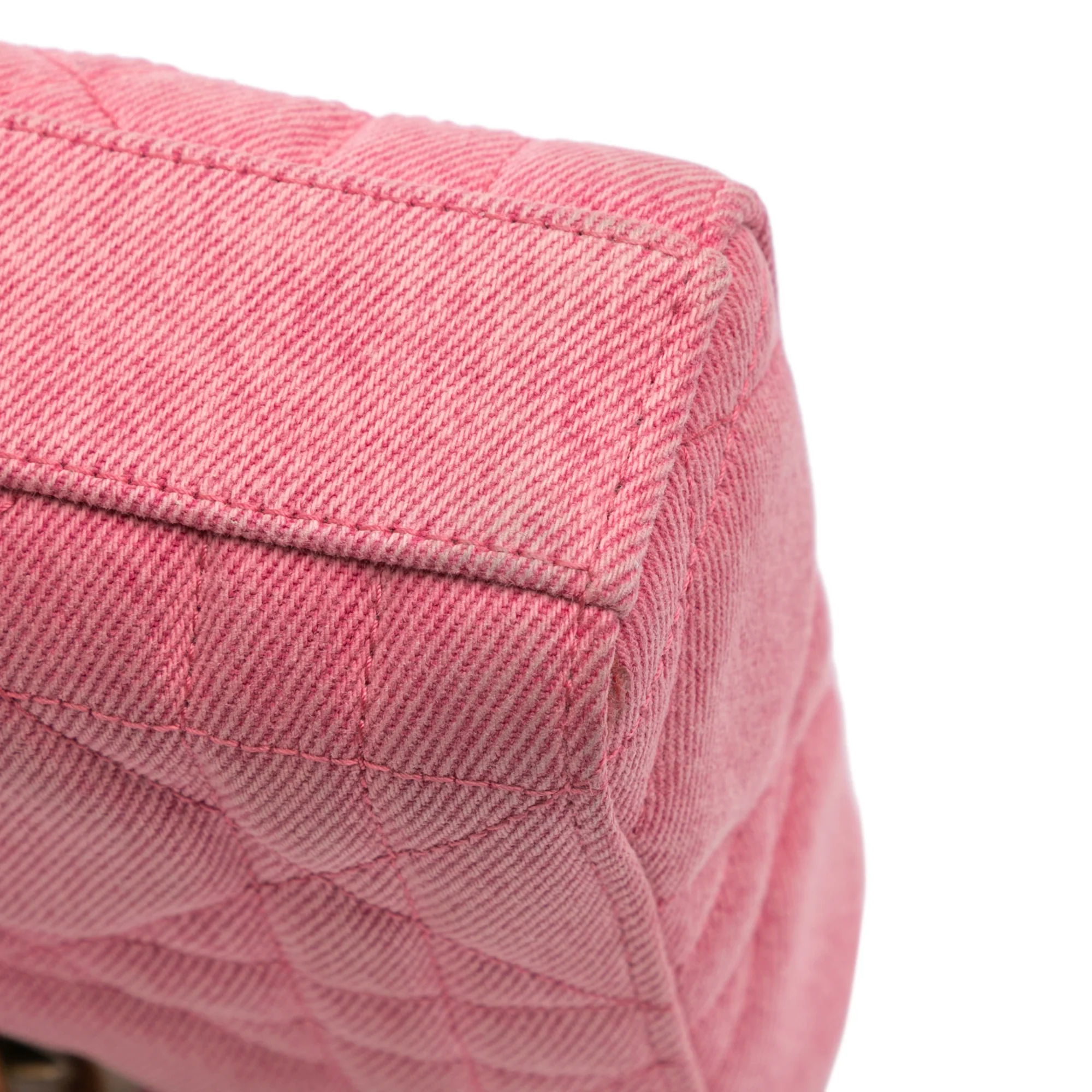 Lady D-Joy Bag Macrocannage Quilt Denim Medium - Image 7