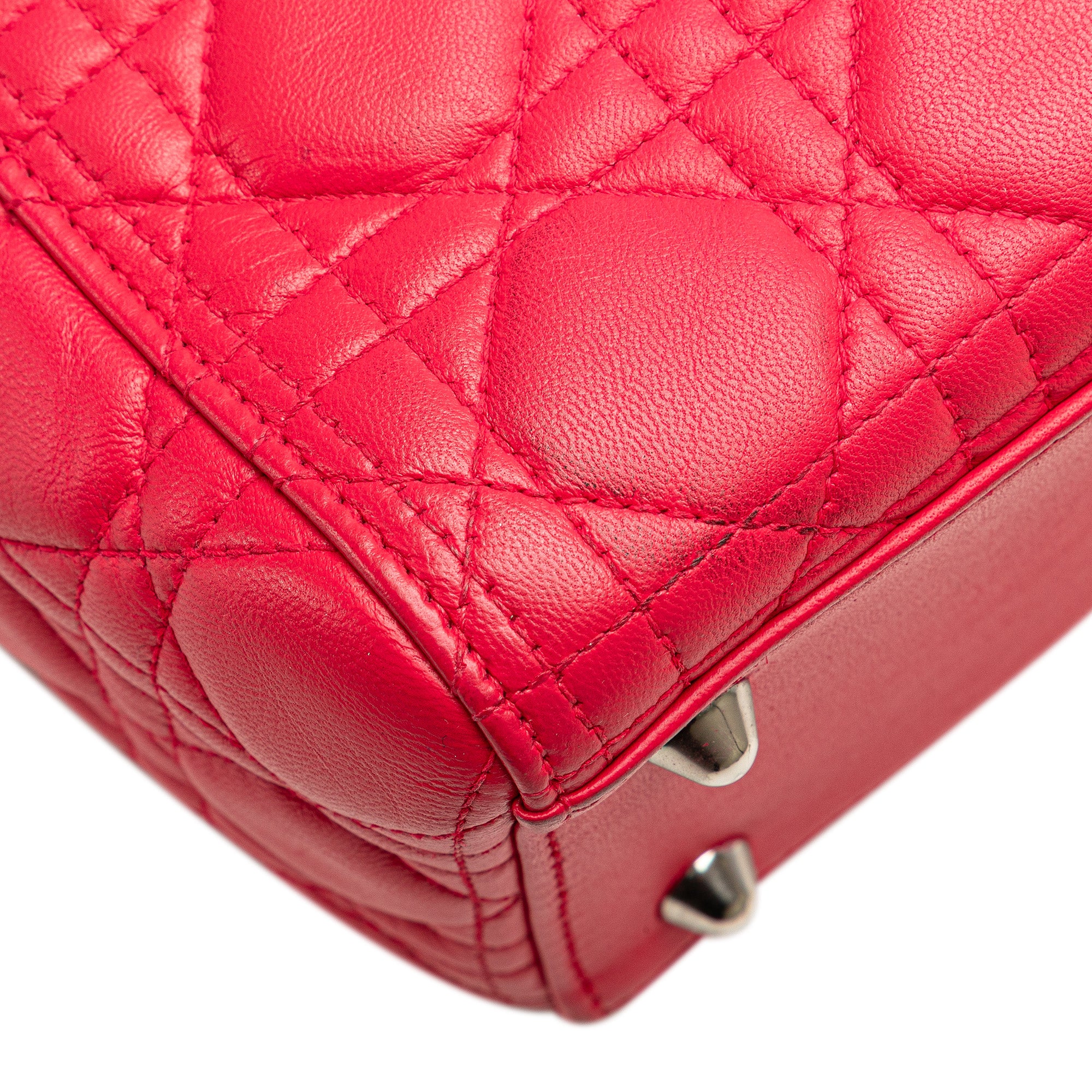 Lady Dior Bag Cannage Quilt Lambskin Large - Image 7