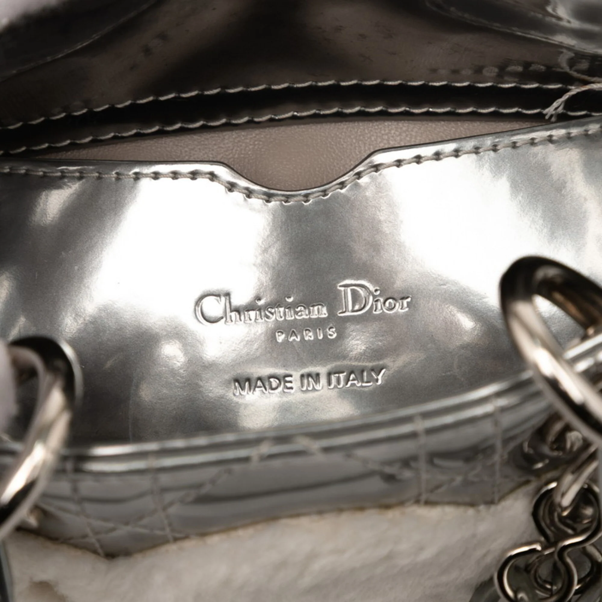 Lady Dior Bag Cannage Quilt Lambskin Micro - Image 6