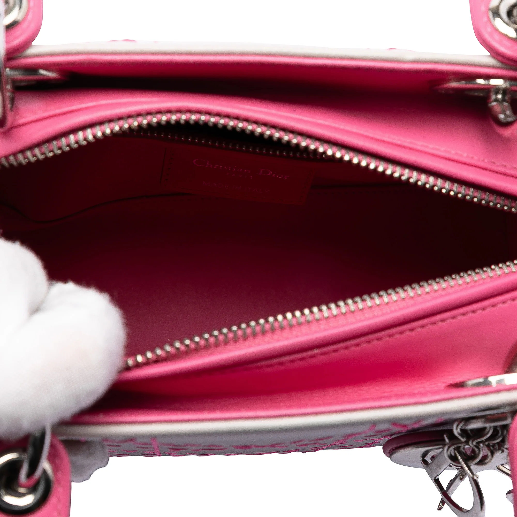 Lady Dior Bag Cannage Quilt Lambskin Mini - Image 4