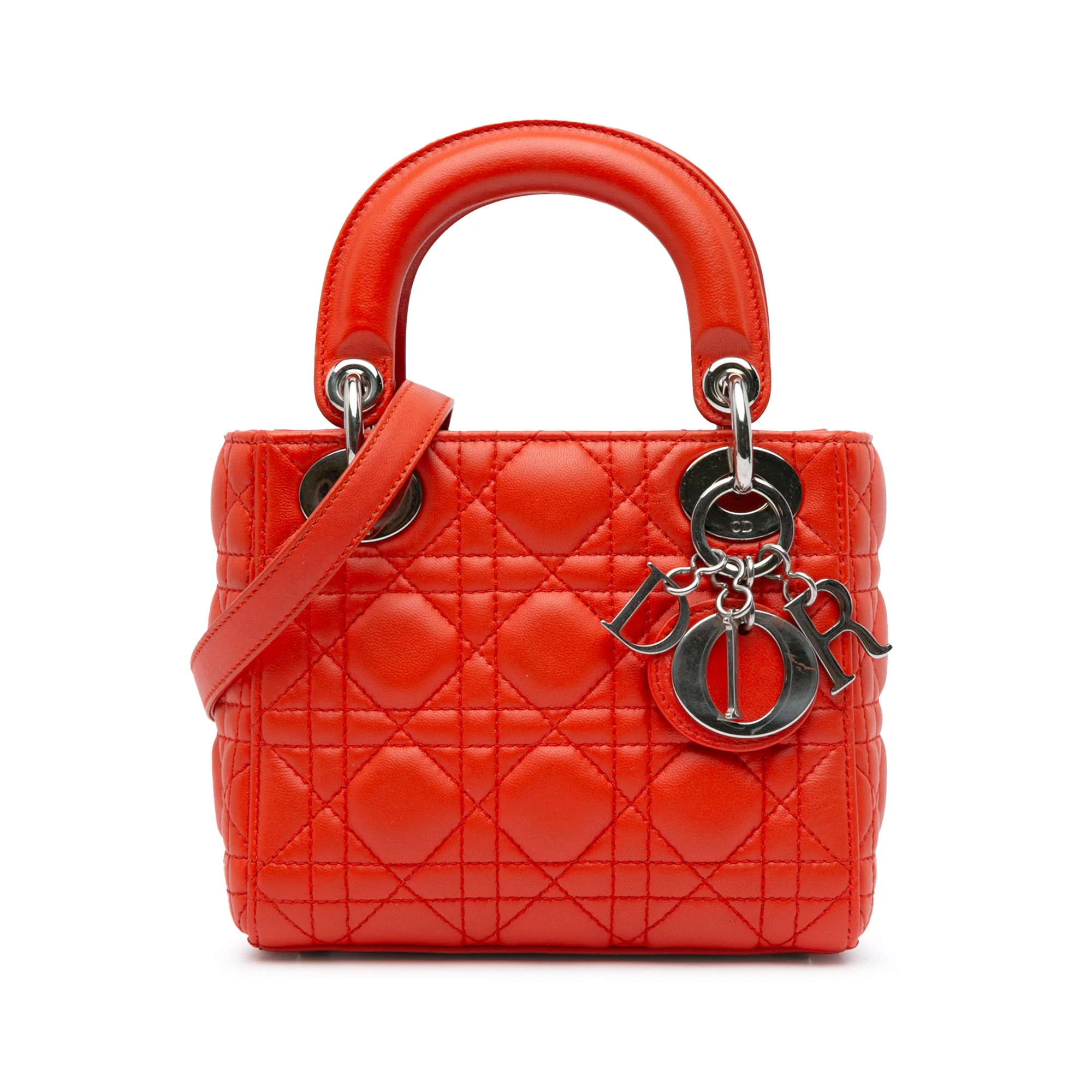 Lady Dior Bag Cannage Quilt Lambskin Mini