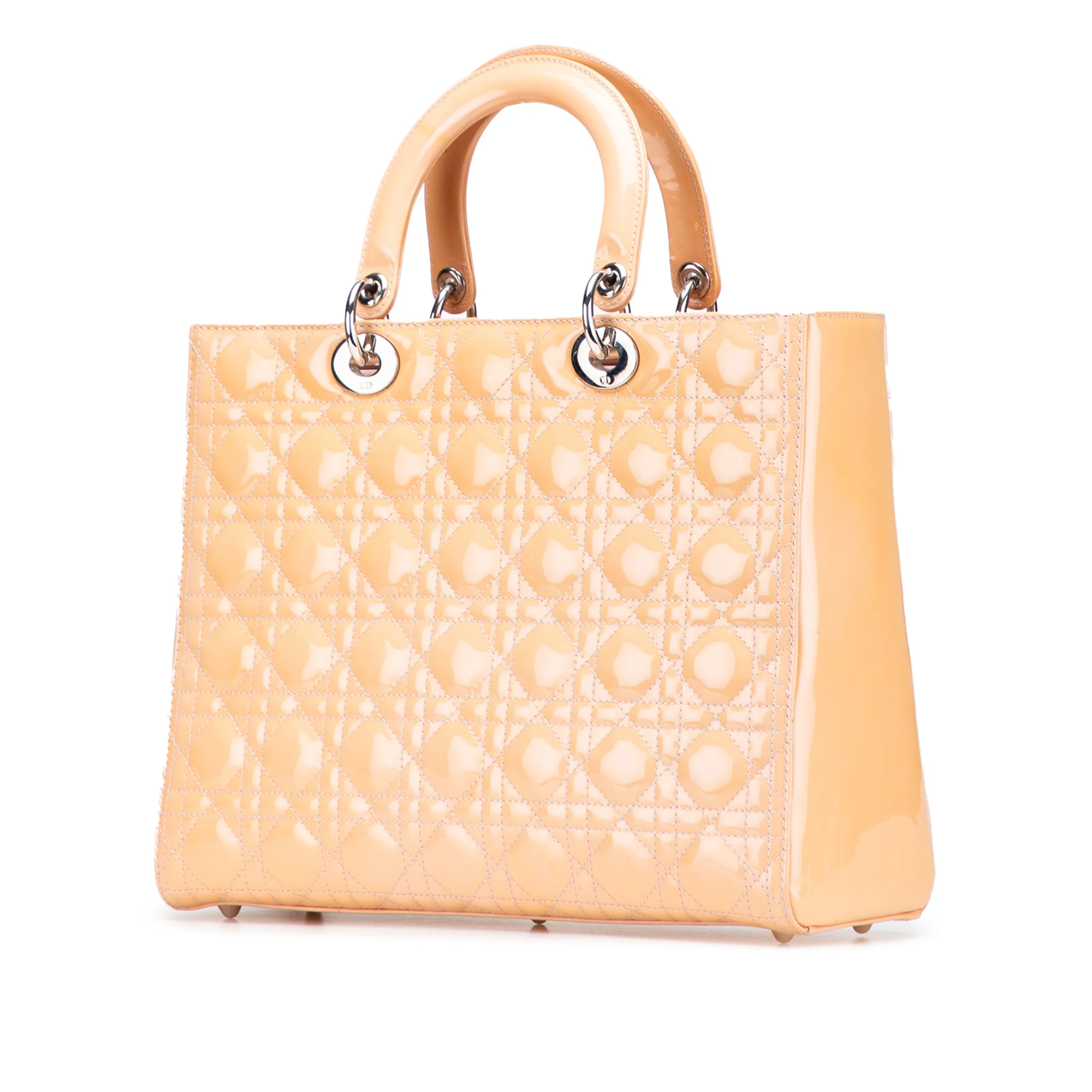 Lady Dior Bag Cannage Quilt Patent Large - Image 2
