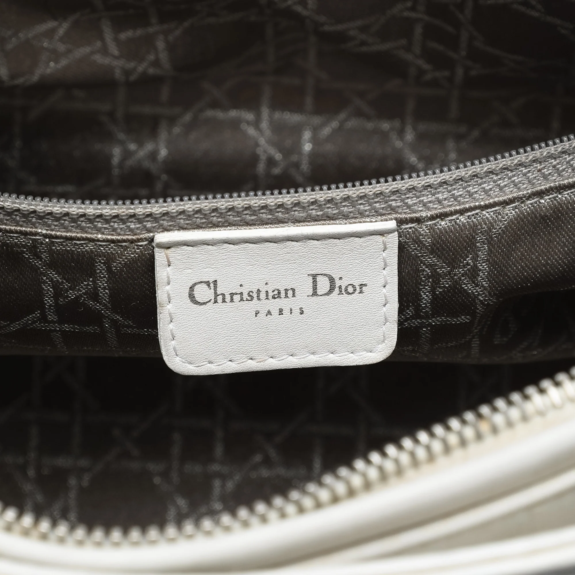 Lady Dior Bag Cannage Studded Lambskin Large - Image 5