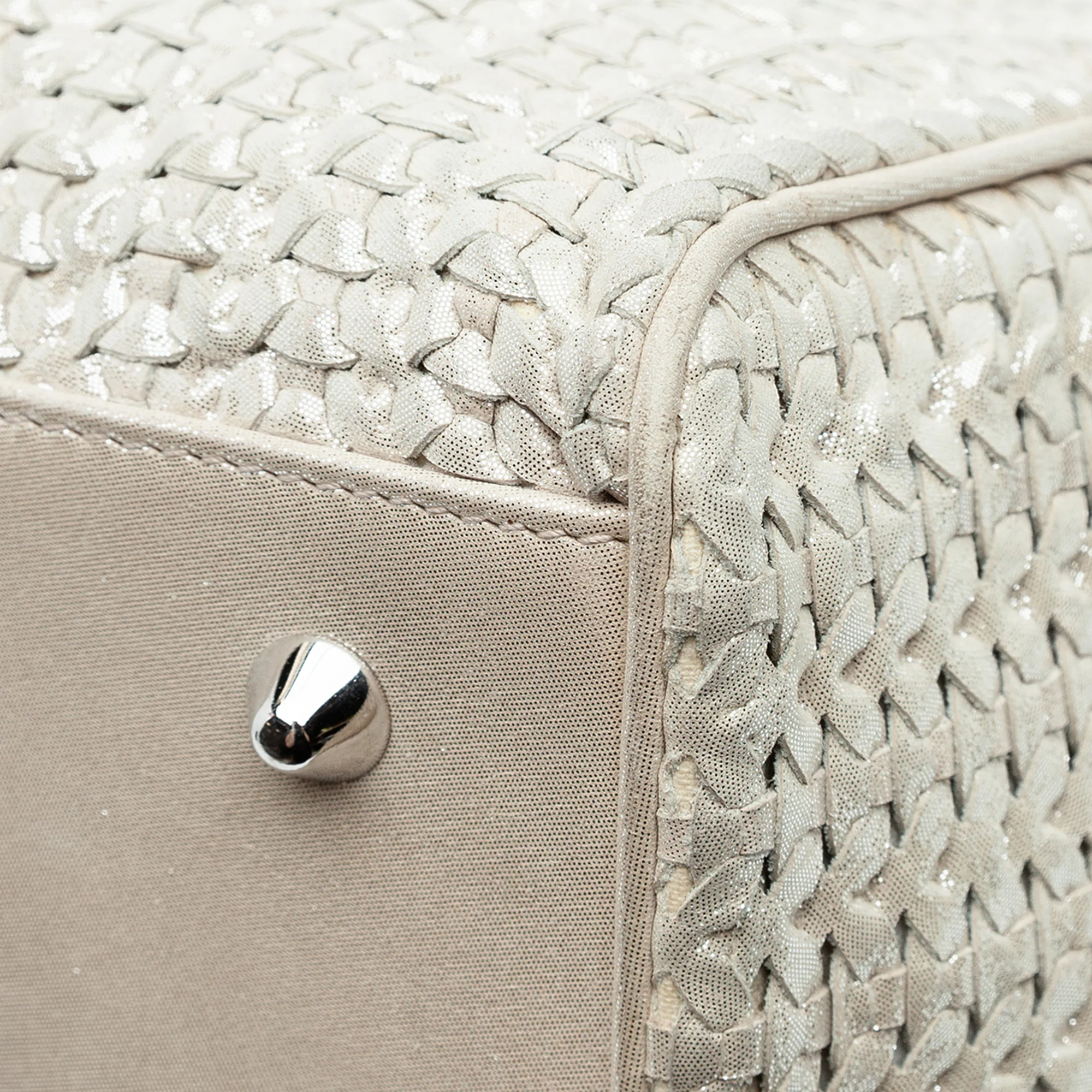 Lady Dior Soft Tote Woven Leather Large - Image 8