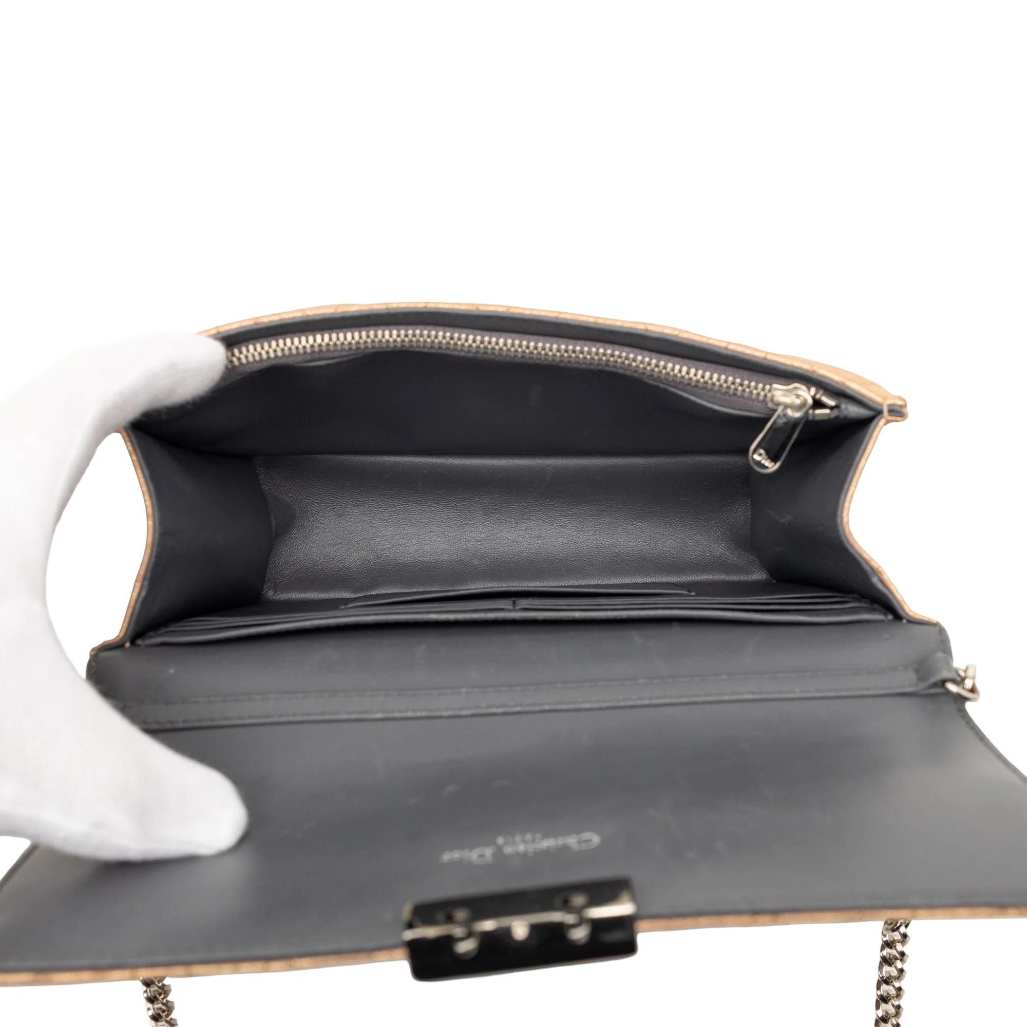 Miss Dior Promenade Pouch Cannage Quilt Lambskin Large - Image 4