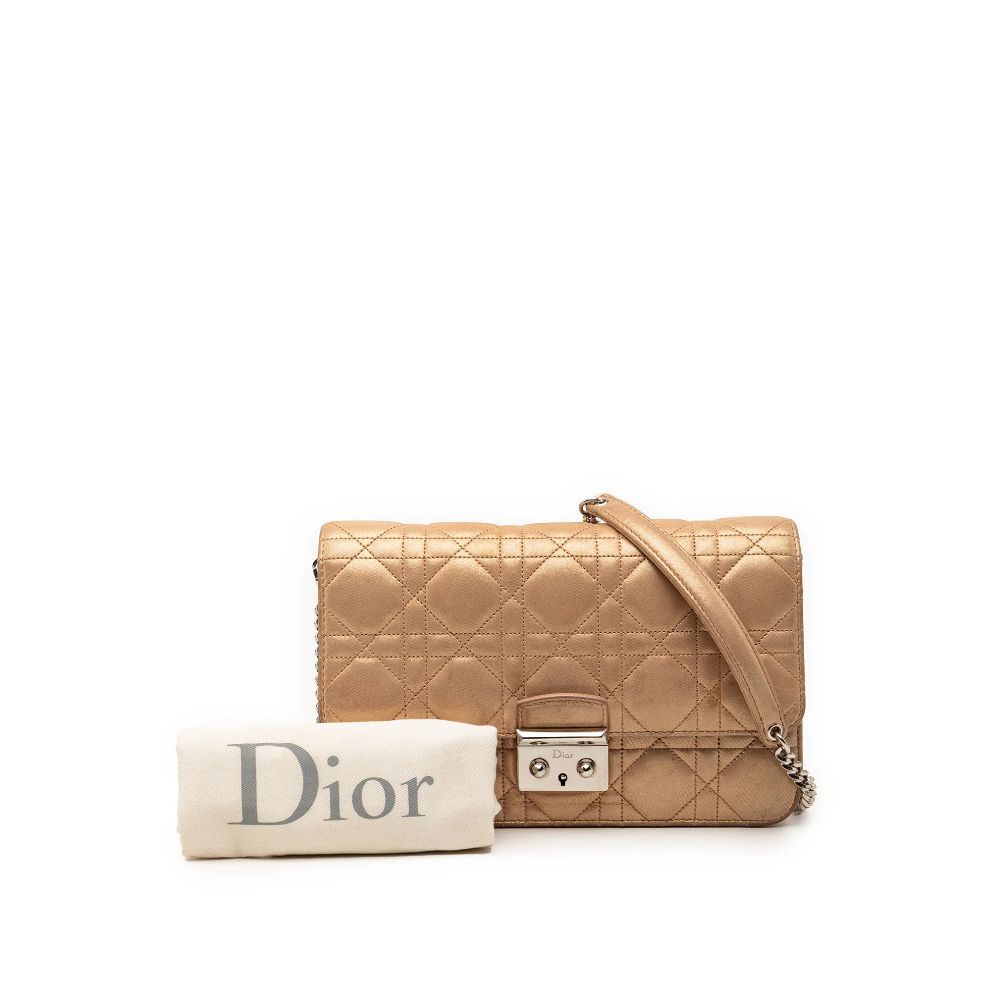 Miss Dior Promenade Pouch Cannage Quilt Lambskin Large - Image 8