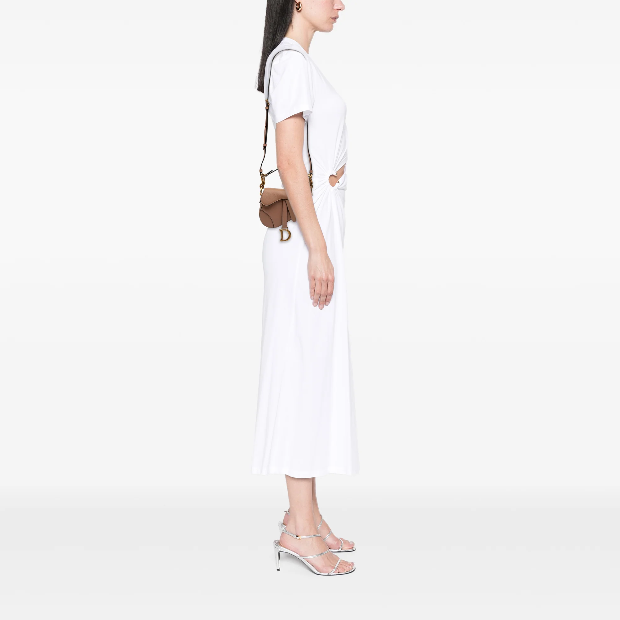 Saddle Handbag Leather Micro - Image 6