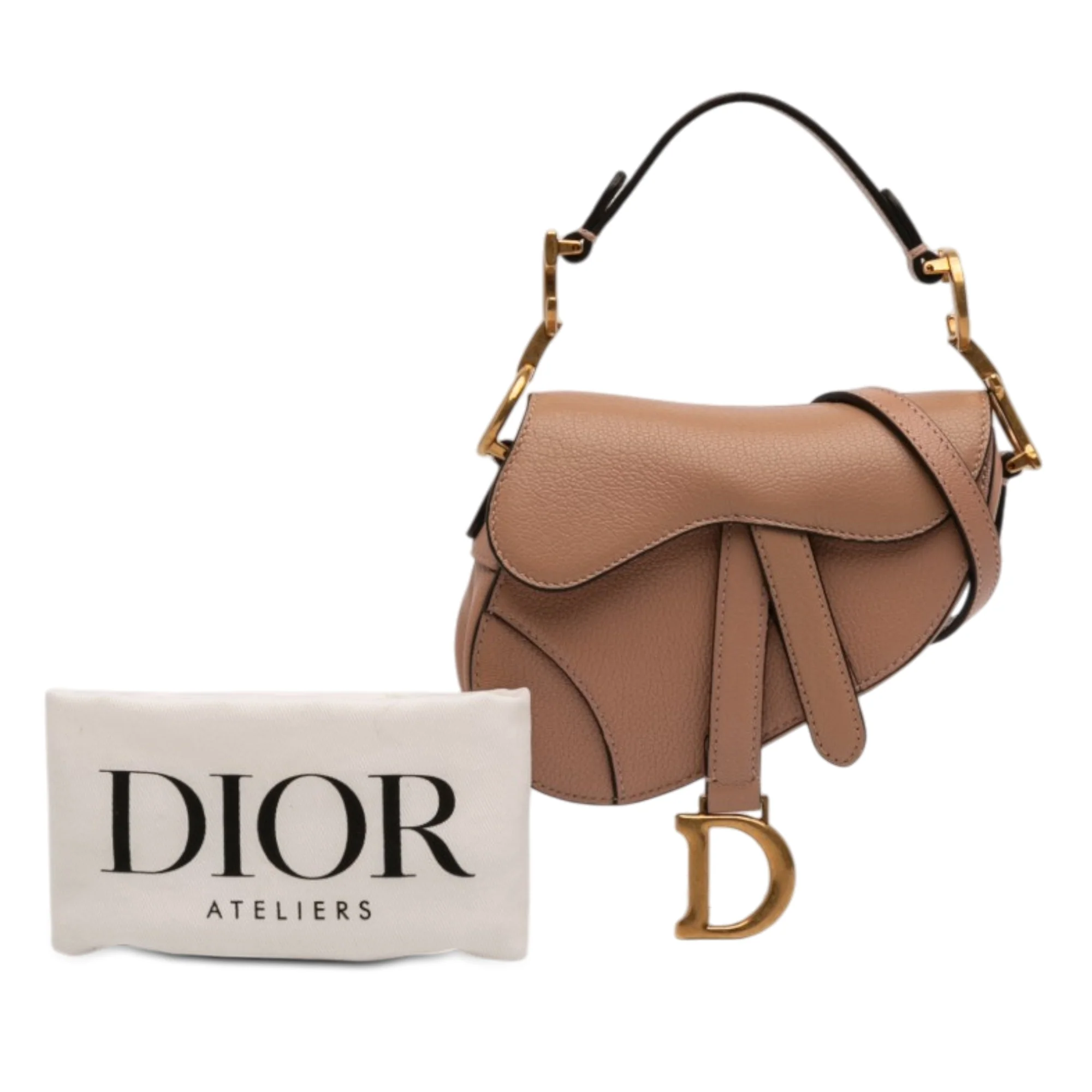 Saddle Handbag Leather Micro - Image 7