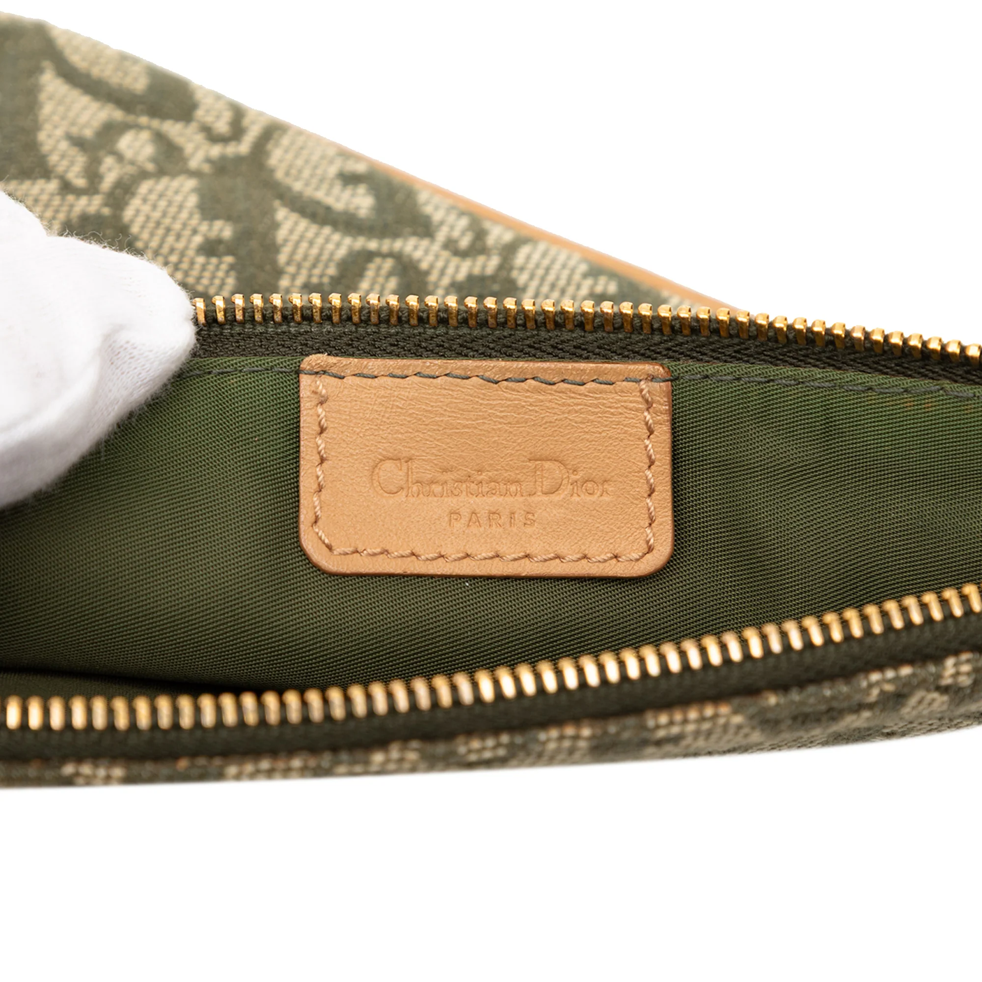 Vintage Saddle Bag Diorissimo Canvas Mini - Image 5